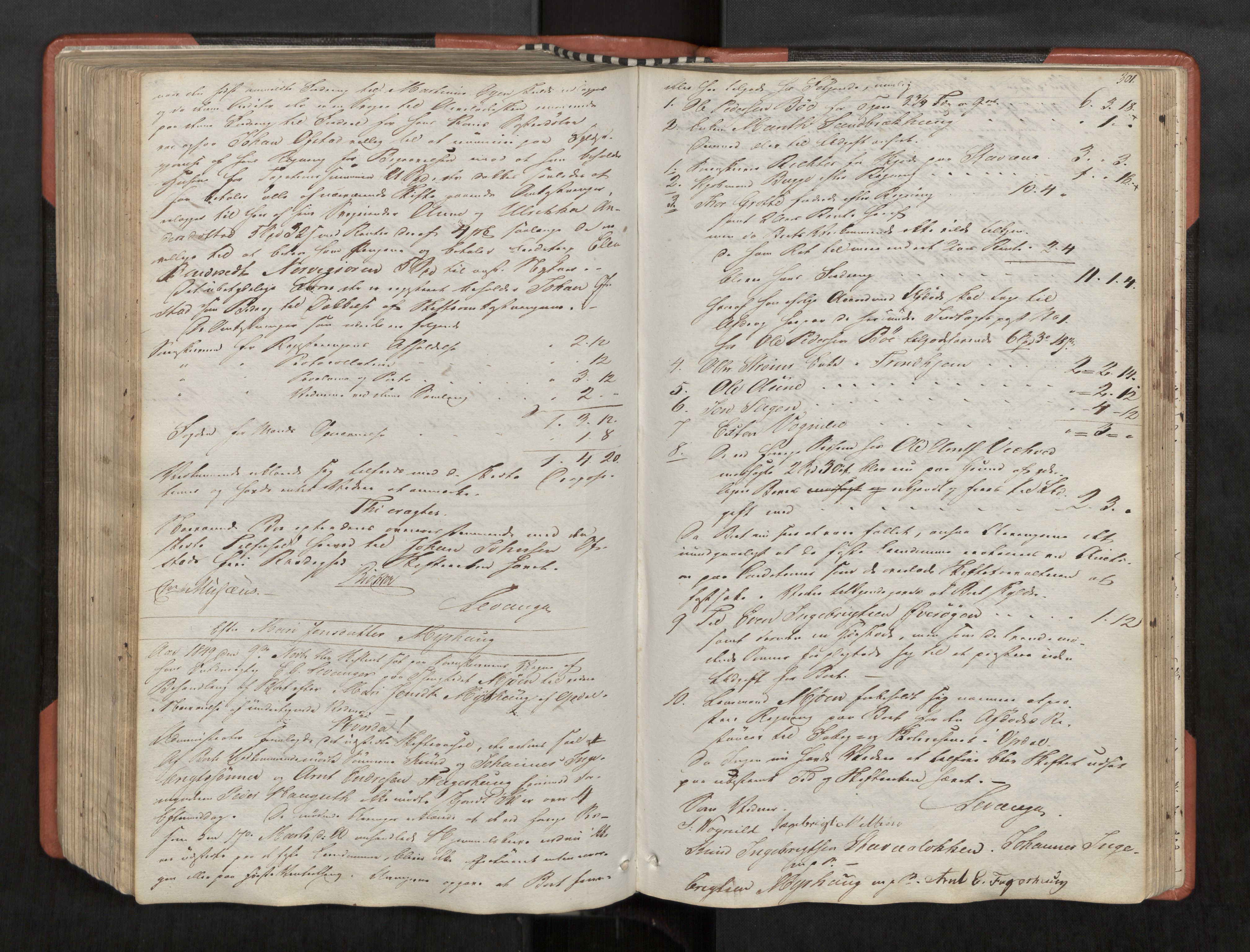 Orkdal sorenskriveri, AV/SAT-A-4169/1/3/3B/L0003: Skiftebehandlingsprotokoll, 1839-1859, p. 300b-301a