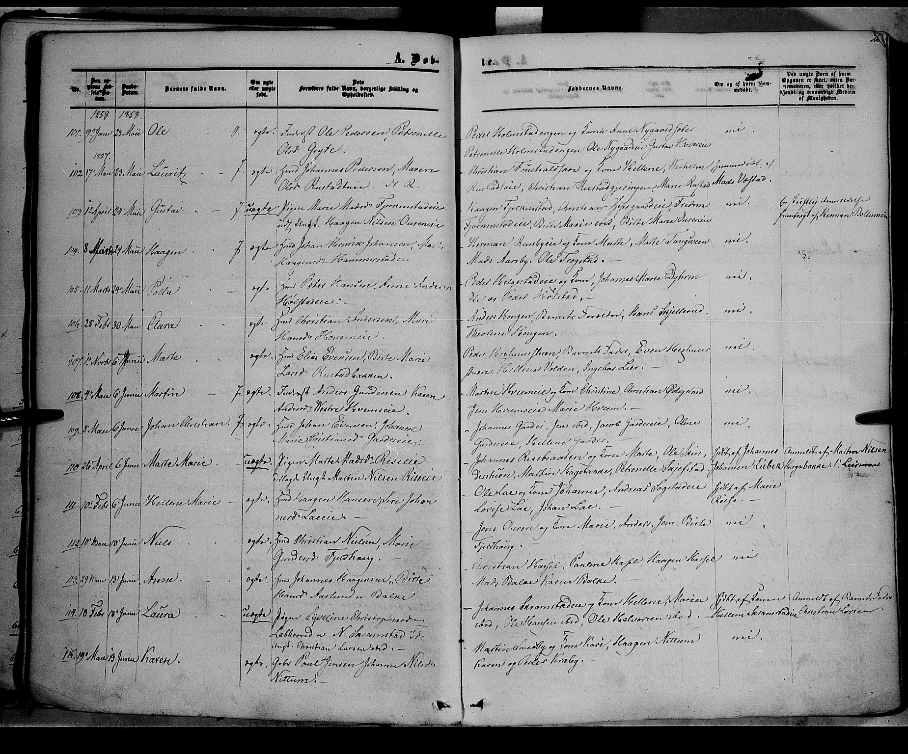 Østre Toten prestekontor, SAH/PREST-104/H/Ha/Haa/L0004: Parish register (official) no. 4, 1857-1865, p. 26