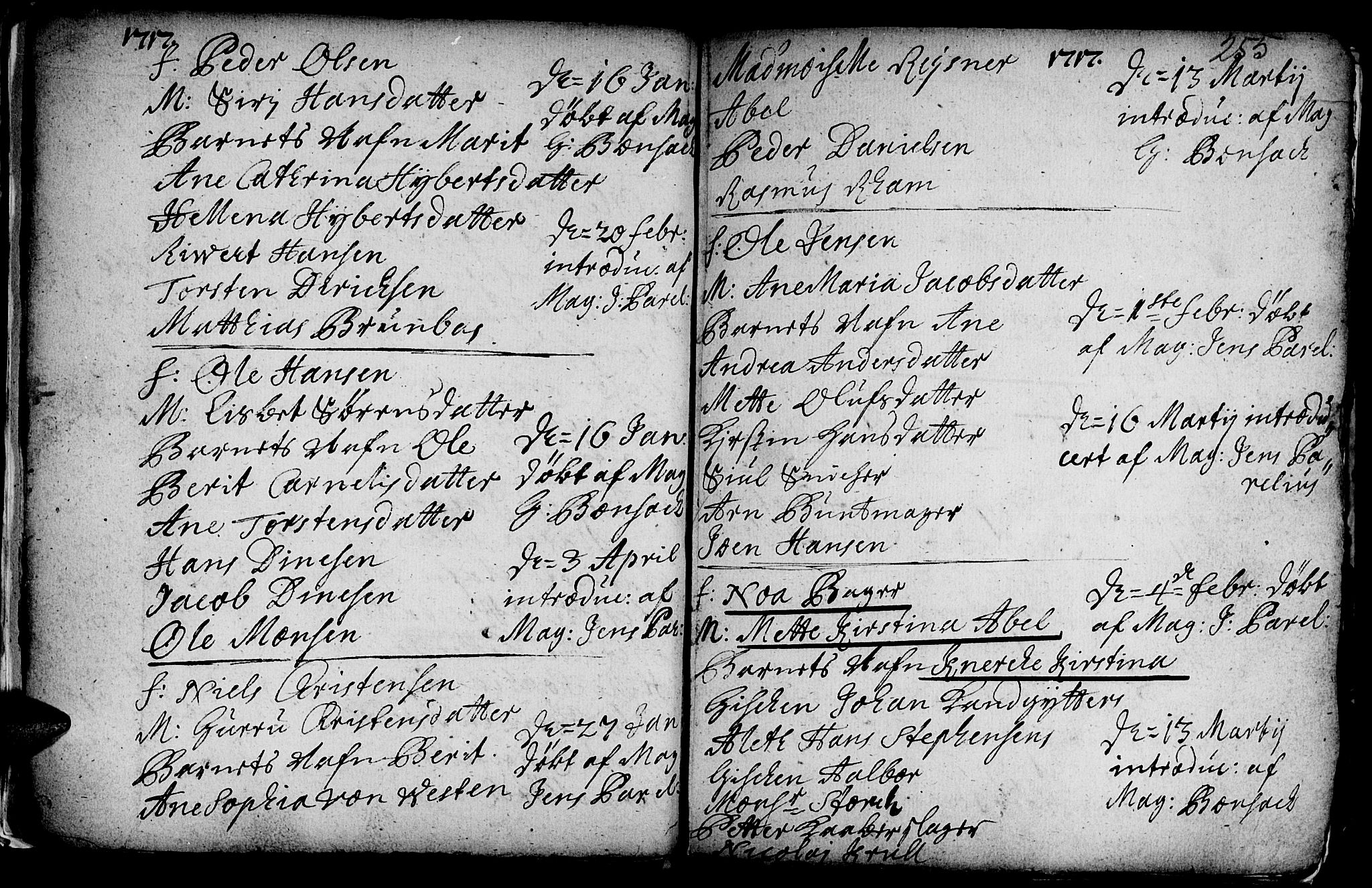 Ministerialprotokoller, klokkerbøker og fødselsregistre - Sør-Trøndelag, SAT/A-1456/601/L0035: Parish register (official) no. 601A03, 1713-1728, p. 255