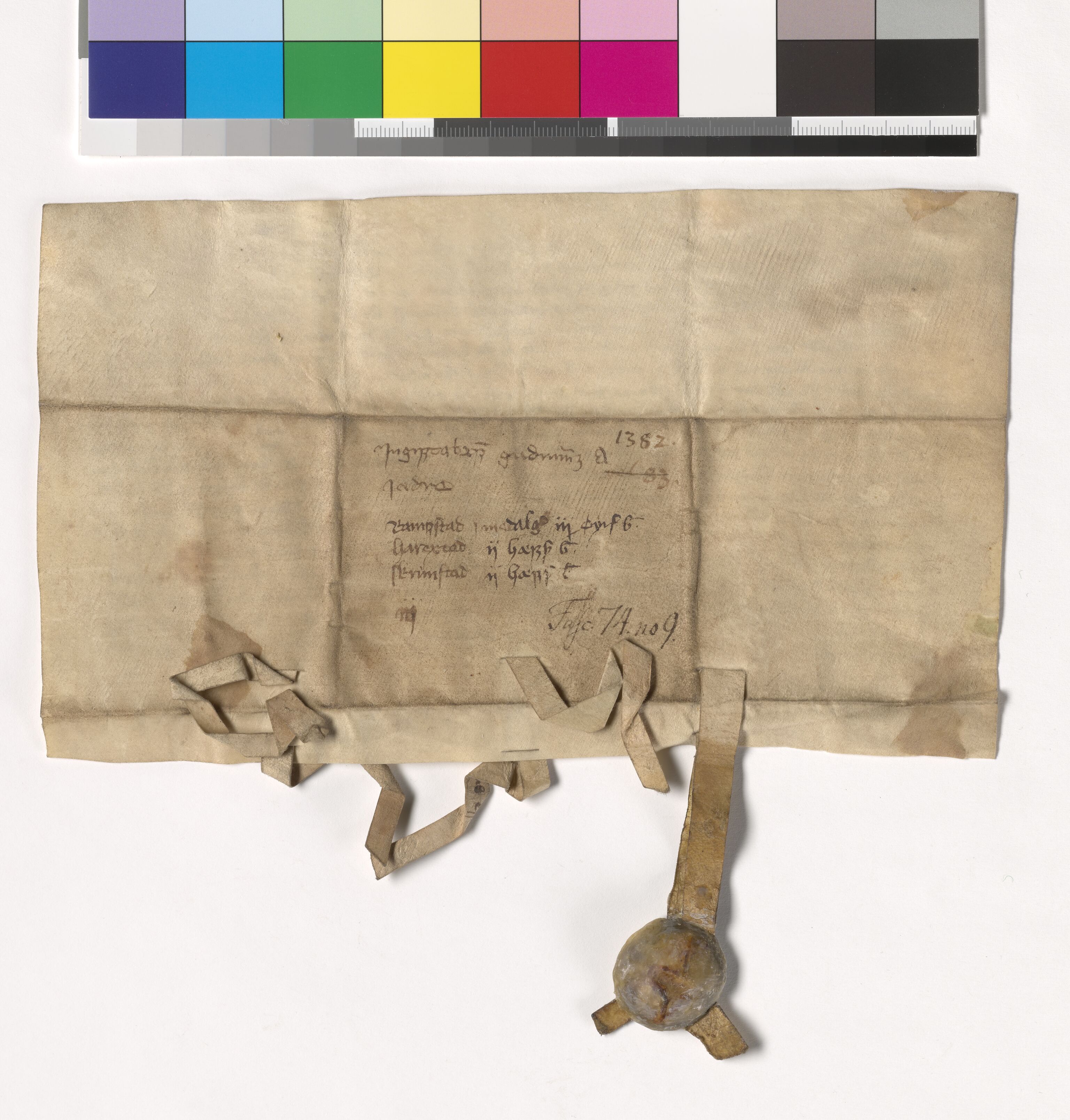 Riksarkivets diplomsamling, AV/RA-EA-5965/F05/L0181: NRA AM fasc. 74 nr. 9-13, 1383, p. 3