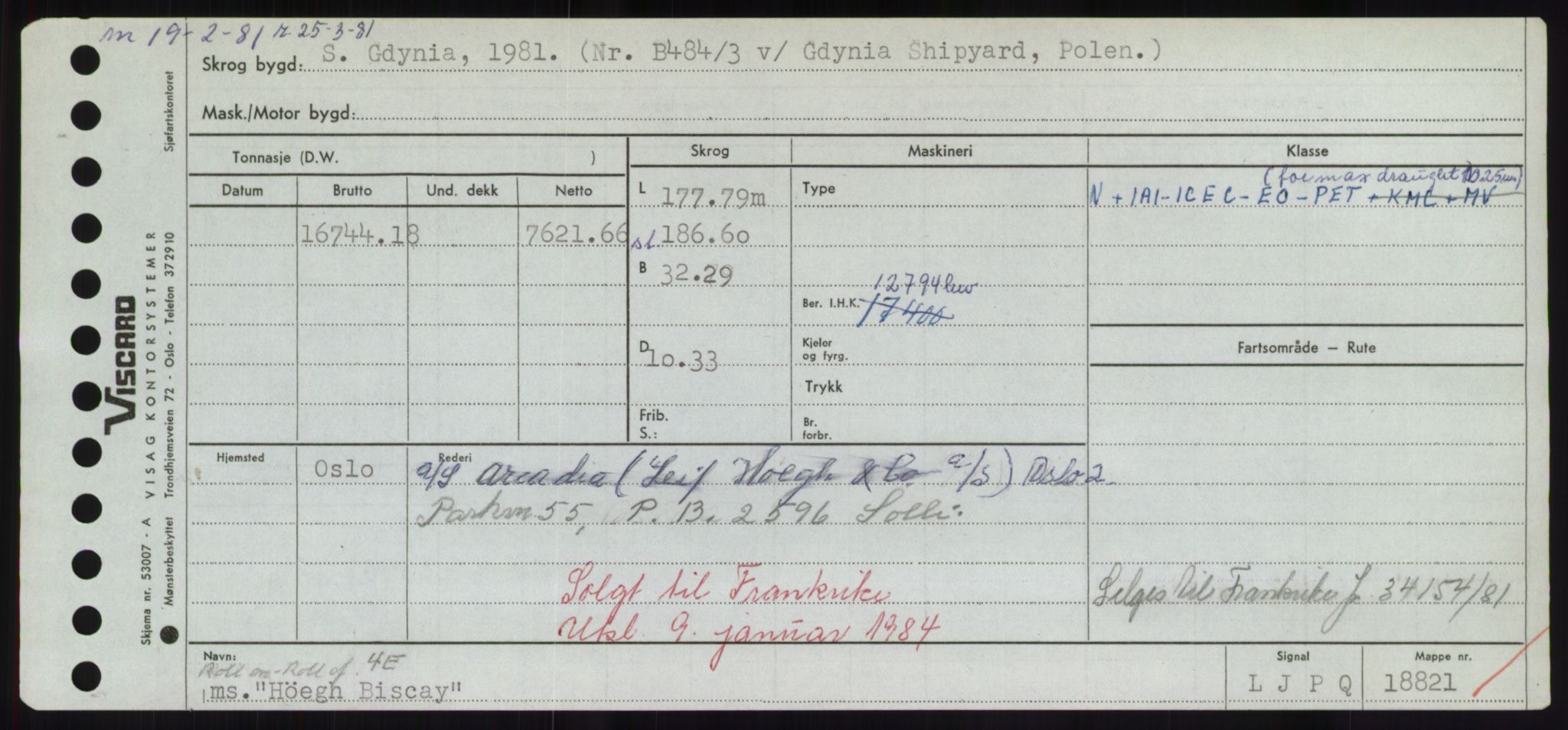 Sjøfartsdirektoratet med forløpere, Skipsmålingen, AV/RA-S-1627/H/Hd/L0017: Fartøy, Holi-Hå, p. 271