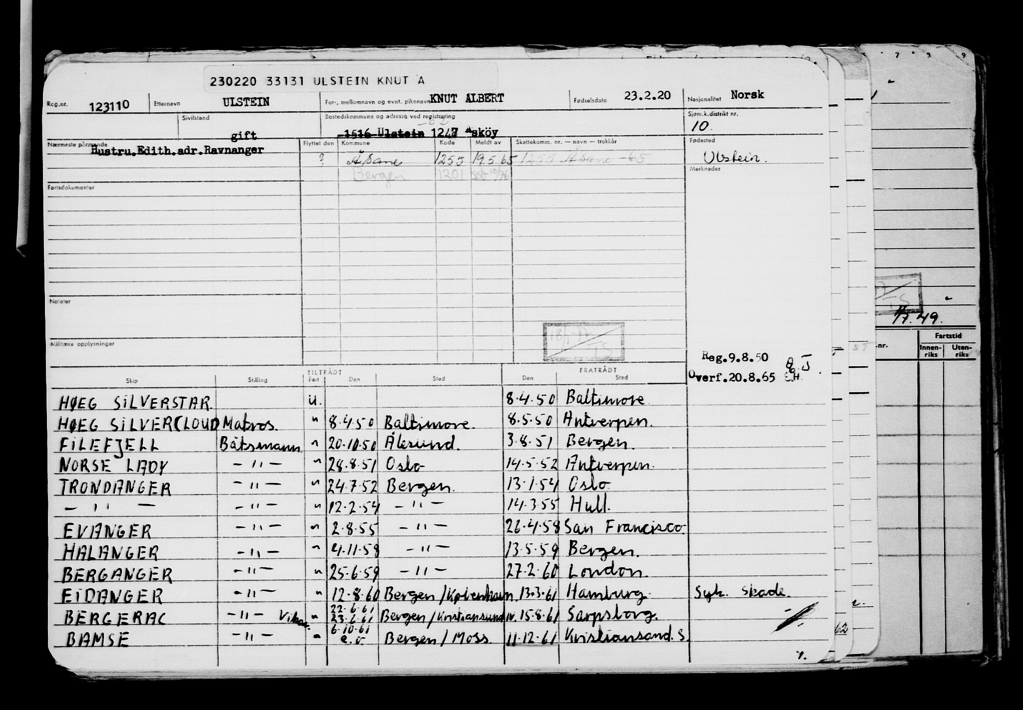 Direktoratet for sjømenn, AV/RA-S-3545/G/Gb/L0177: Hovedkort, 1920, p. 465