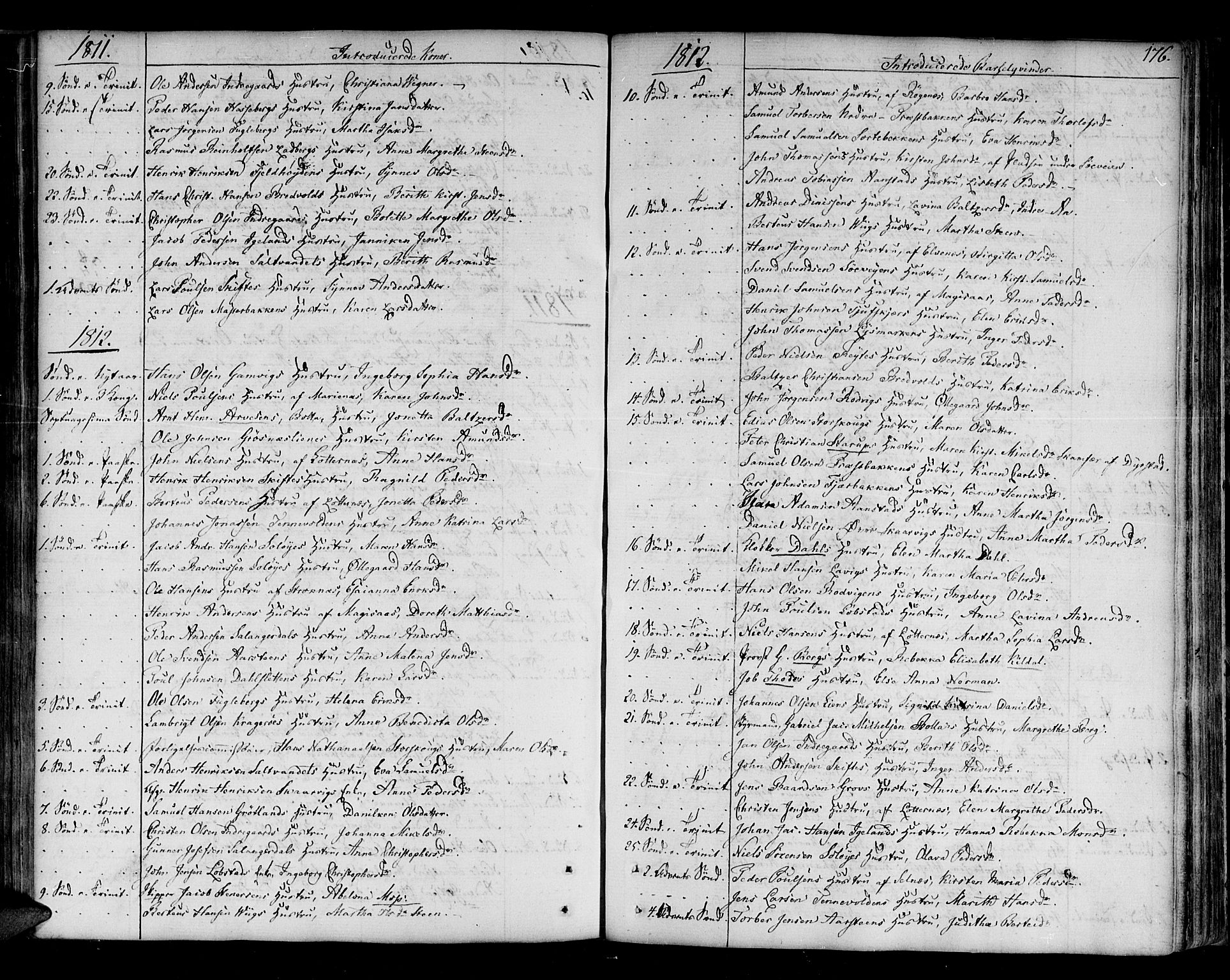 Ibestad sokneprestembete, SATØ/S-0077/H/Ha/Haa/L0004kirke: Parish register (official) no. 4, 1801-1824, p. 176