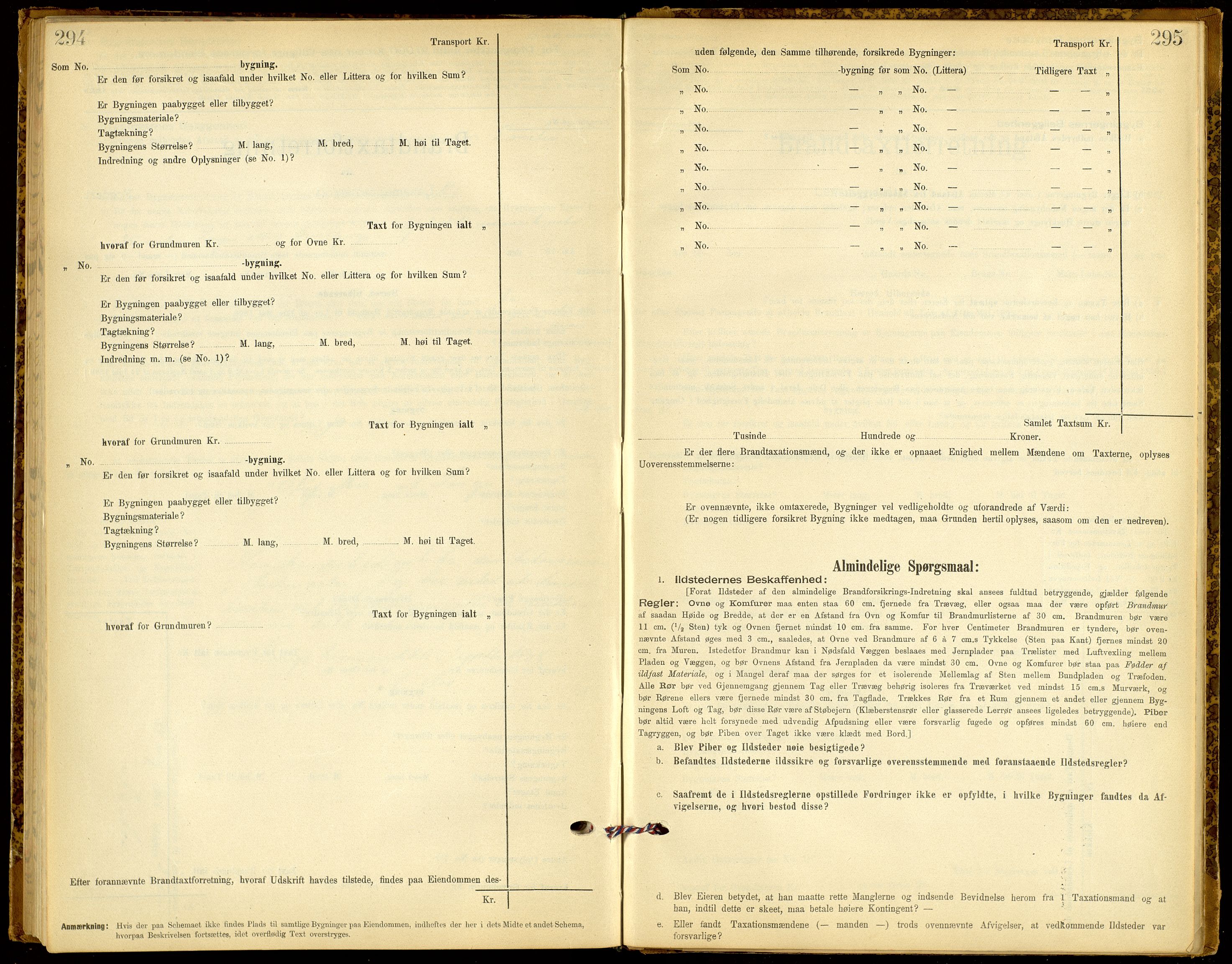 Norges Brannkasse, Vang, Hedmark, SAH/NBRANV-005/F/L0007: Branntakstprotokoll, 1897-1908, p. 297