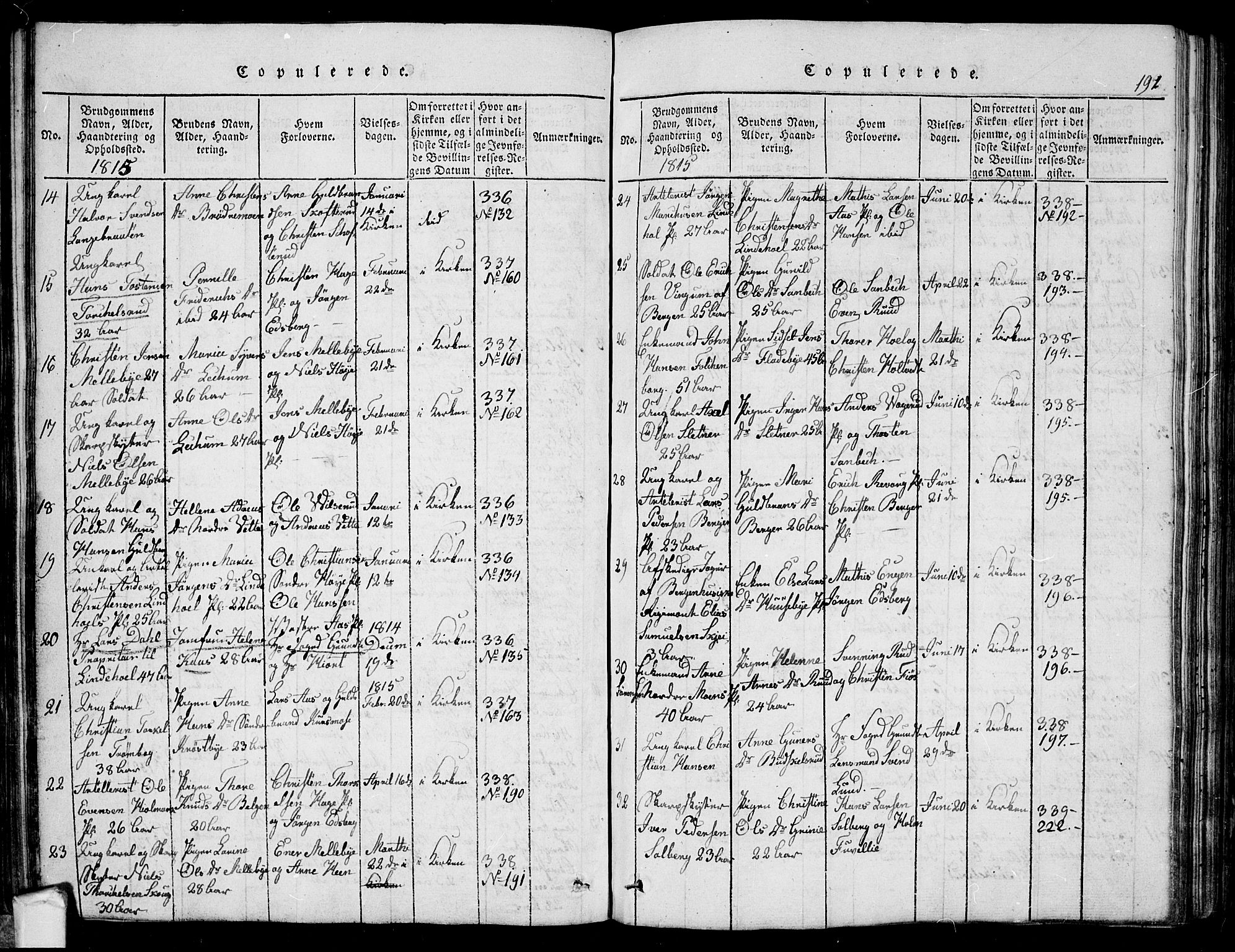 Eidsberg prestekontor Kirkebøker, AV/SAO-A-10905/G/Ga/L0001: Parish register (copy) no. I 1, 1814-1831, p. 191