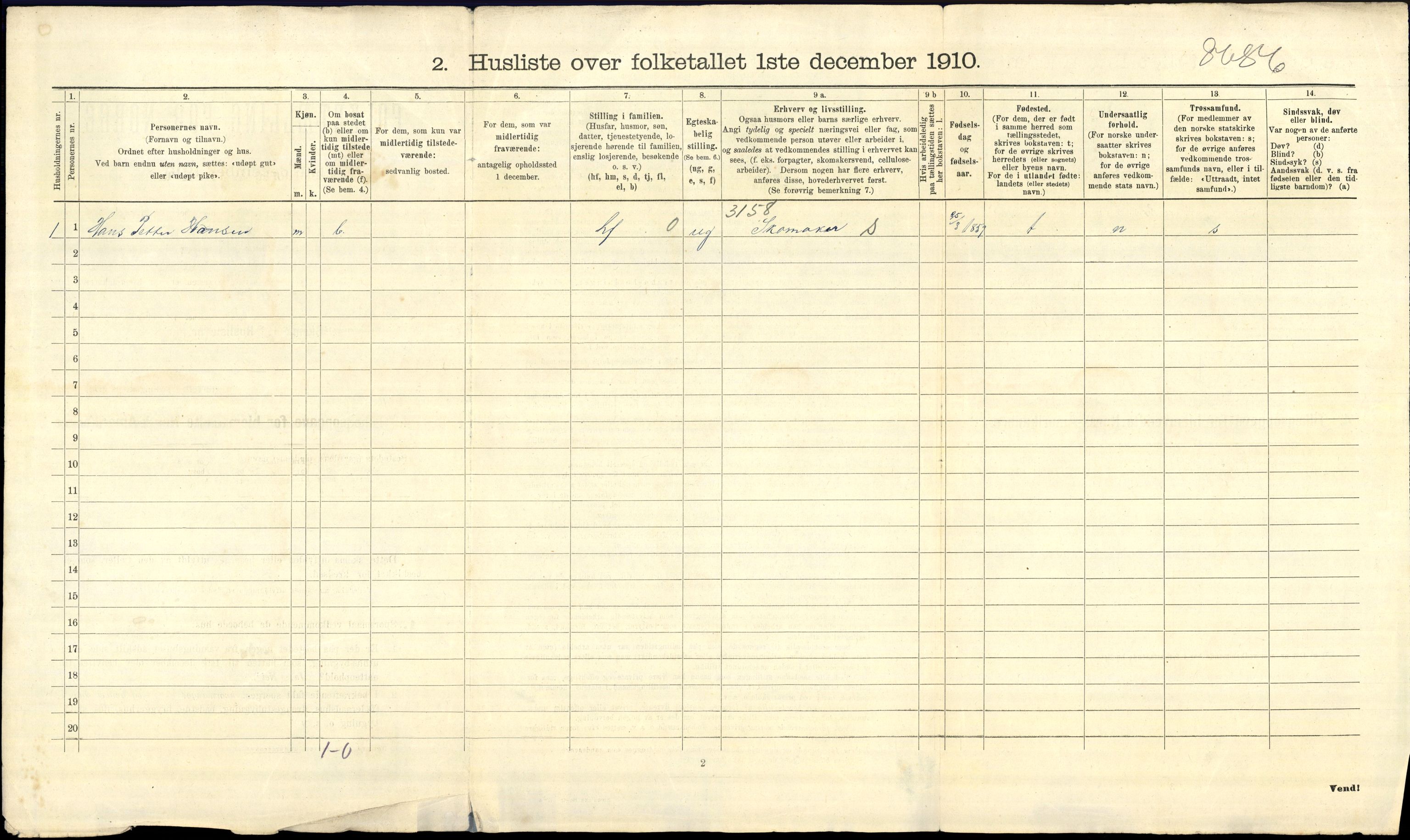 RA, 1910 census for Askim, 1910, p. 576