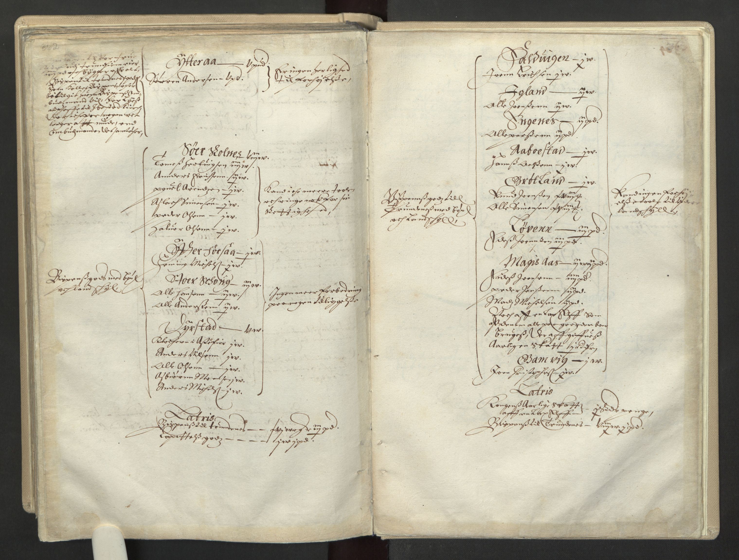 Rentekammeret inntil 1814, Realistisk ordnet avdeling, AV/RA-EA-4070/L/L0030/0001: Nordland lagdømme: / Alminnelig jordebok for Helgeland, Salten, Lofoten, Vesterålen, Andenes og Senja., 1661, p. 362-363