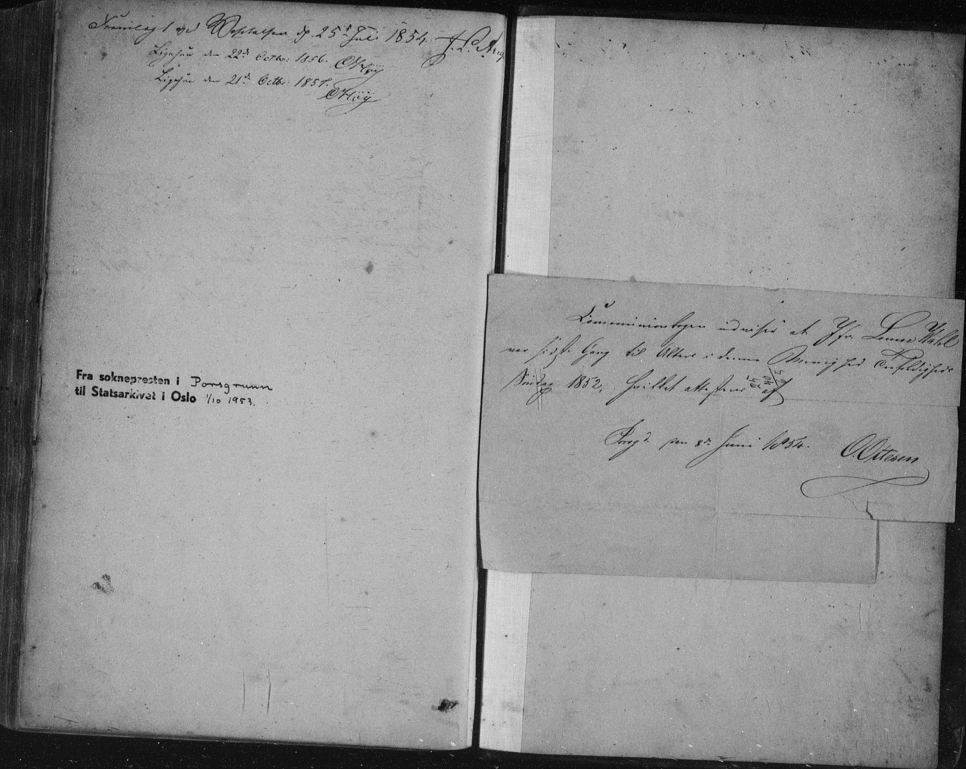 Porsgrunn kirkebøker , AV/SAKO-A-104/F/Fa/L0006: Parish register (official) no. 6, 1841-1857