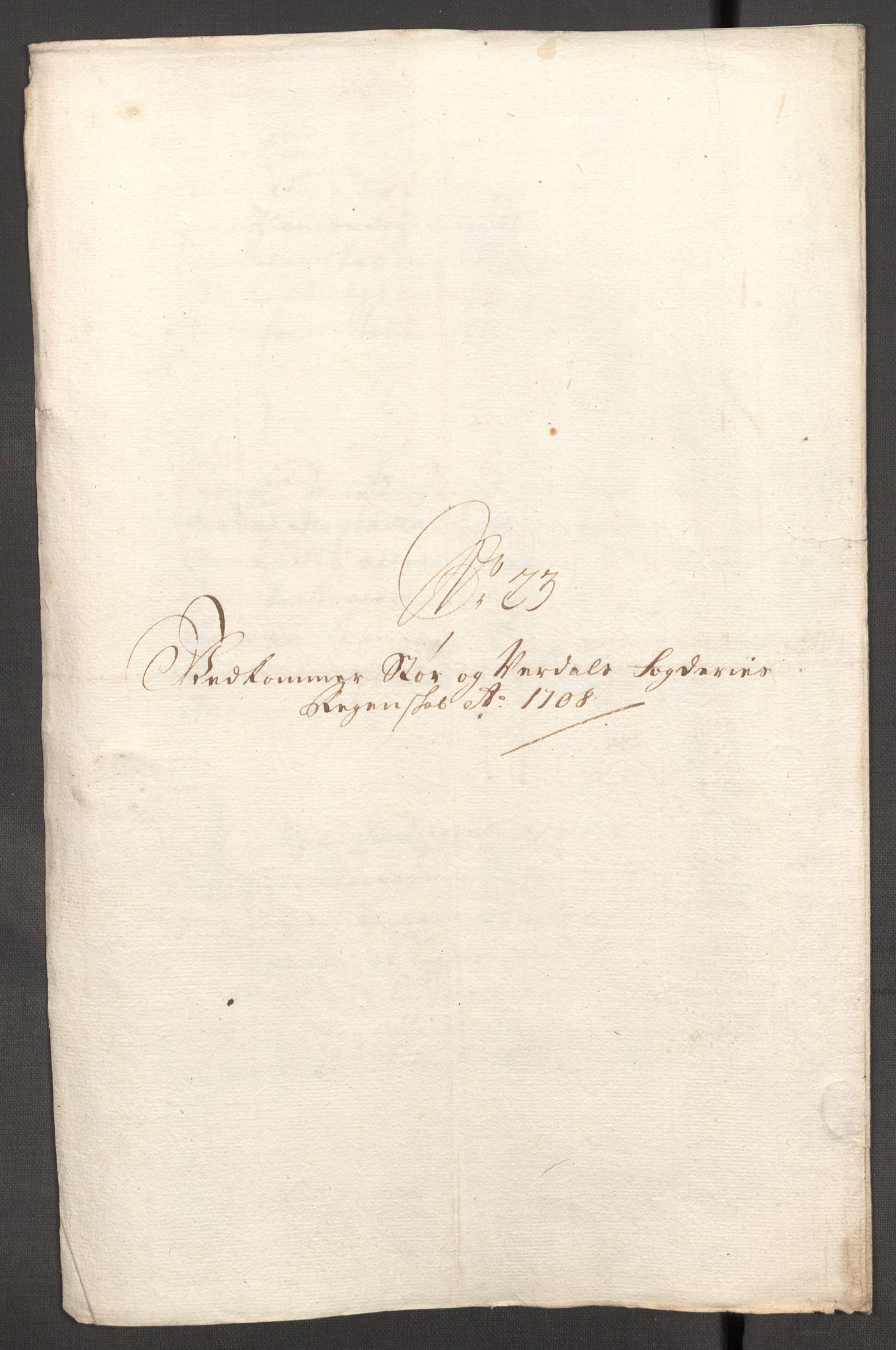Rentekammeret inntil 1814, Reviderte regnskaper, Fogderegnskap, RA/EA-4092/R62/L4198: Fogderegnskap Stjørdal og Verdal, 1708, p. 249