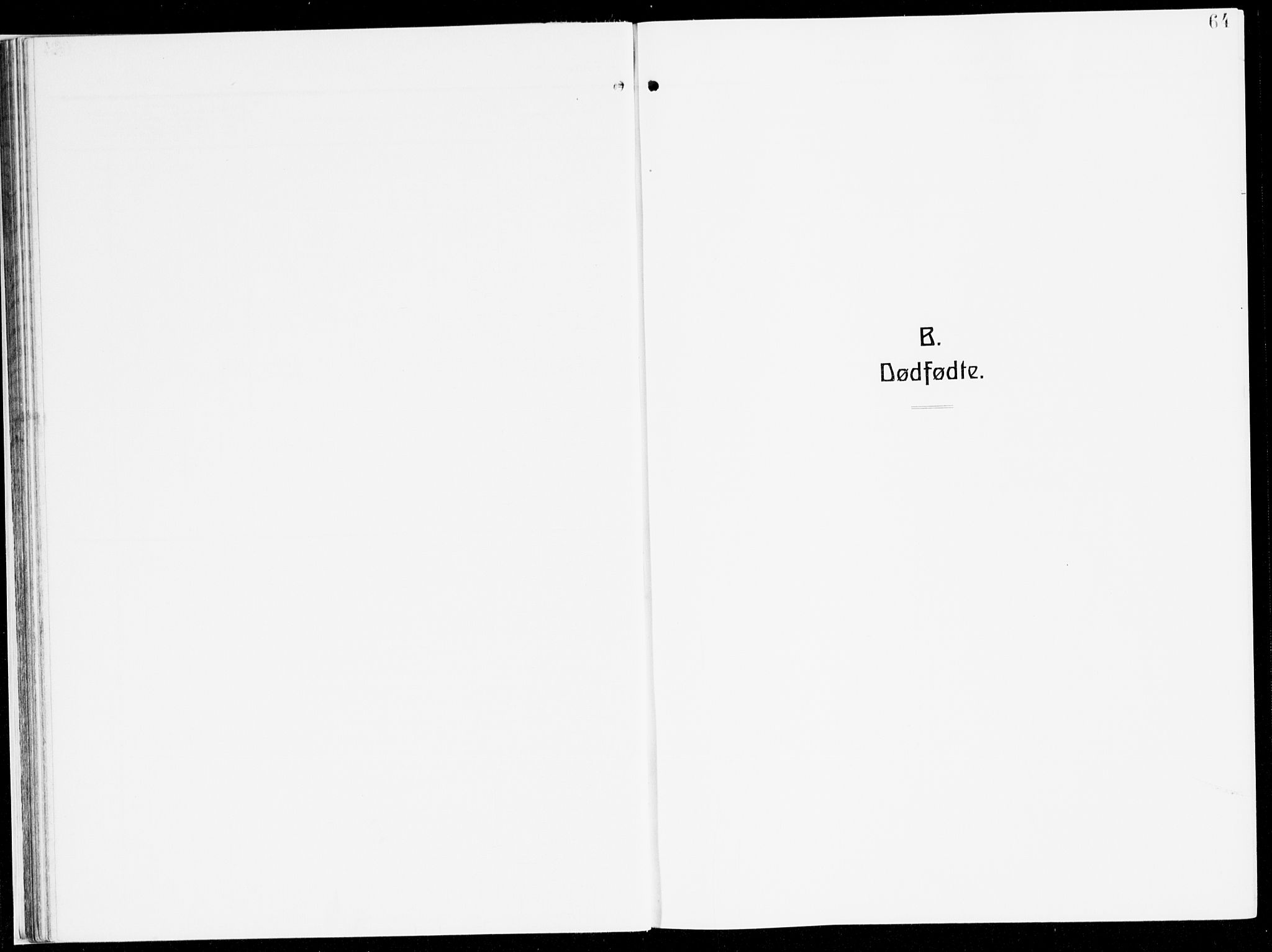 Stryn Sokneprestembete, AV/SAB-A-82501: Parish register (official) no. B 2, 1908-1936, p. 64