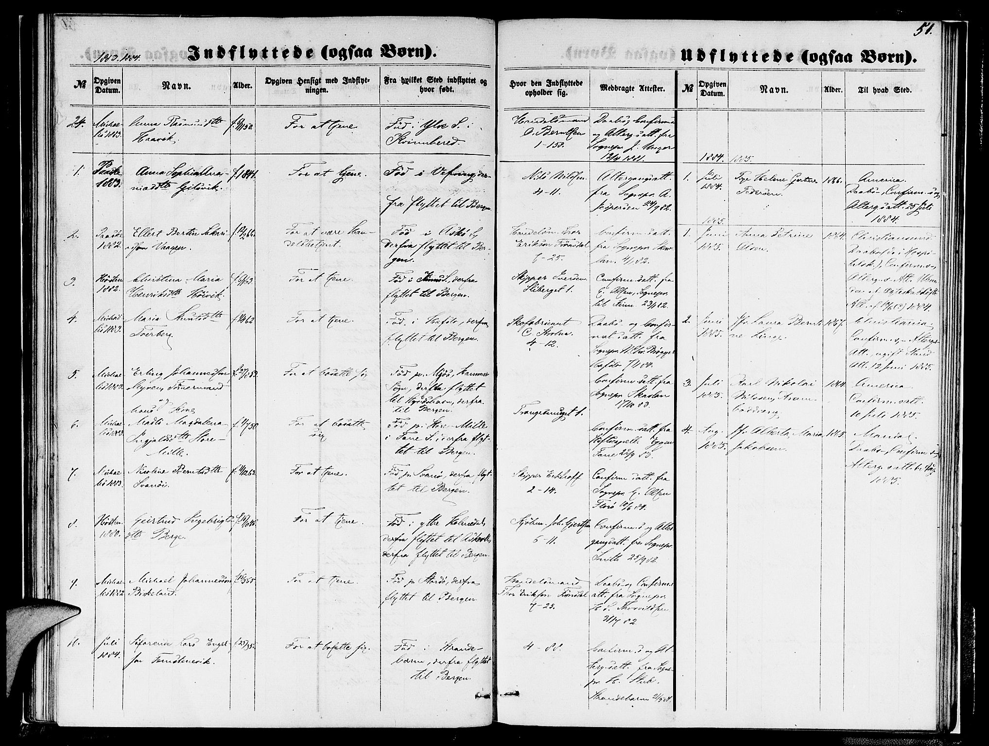 Nykirken Sokneprestembete, SAB/A-77101/H/Hab: Parish register (copy) no. F 2, 1859-1886, p. 52