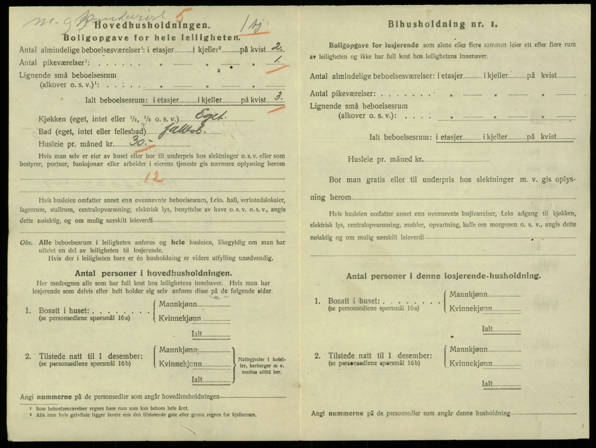 SAB, 1920 census for Bergen, 1920, p. 18969