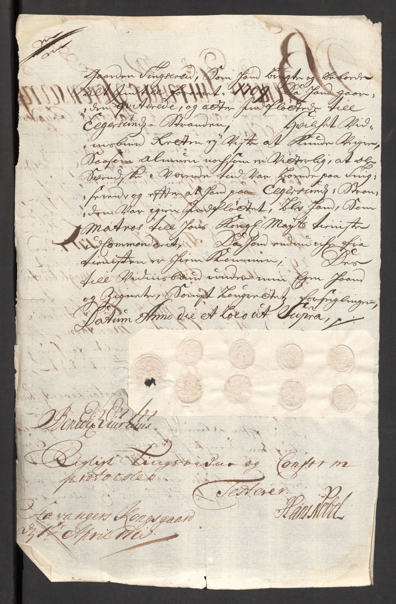 Rentekammeret inntil 1814, Reviderte regnskaper, Fogderegnskap, AV/RA-EA-4092/R46/L2732: Fogderegnskap Jæren og Dalane, 1703-1704, p. 325