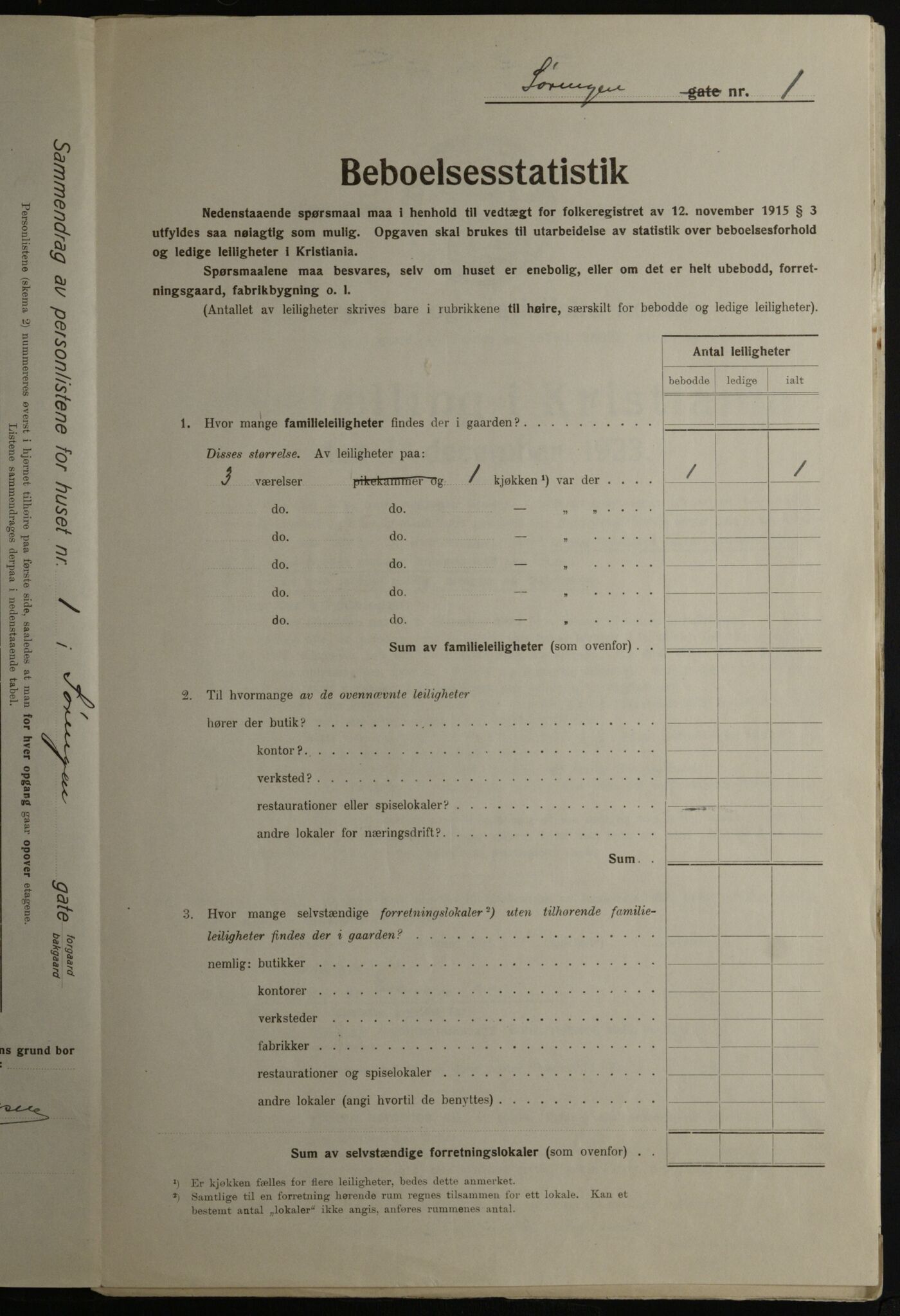 OBA, Municipal Census 1923 for Kristiania, 1923, p. 117833