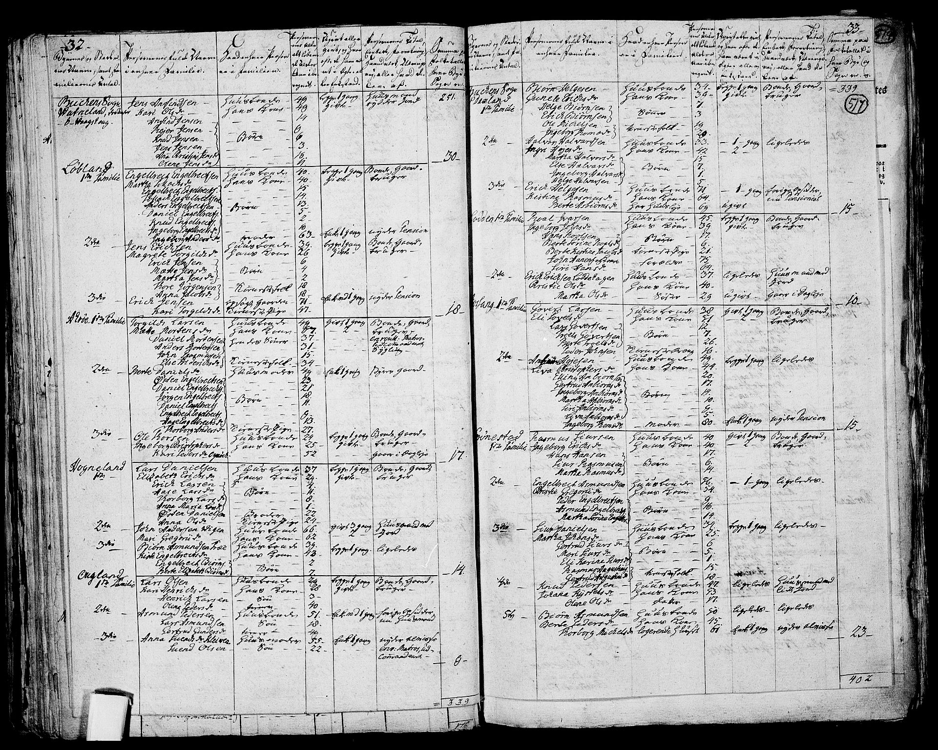 RA, 1801 census for 1150P Skudenes, 1801, p. 516b-517a