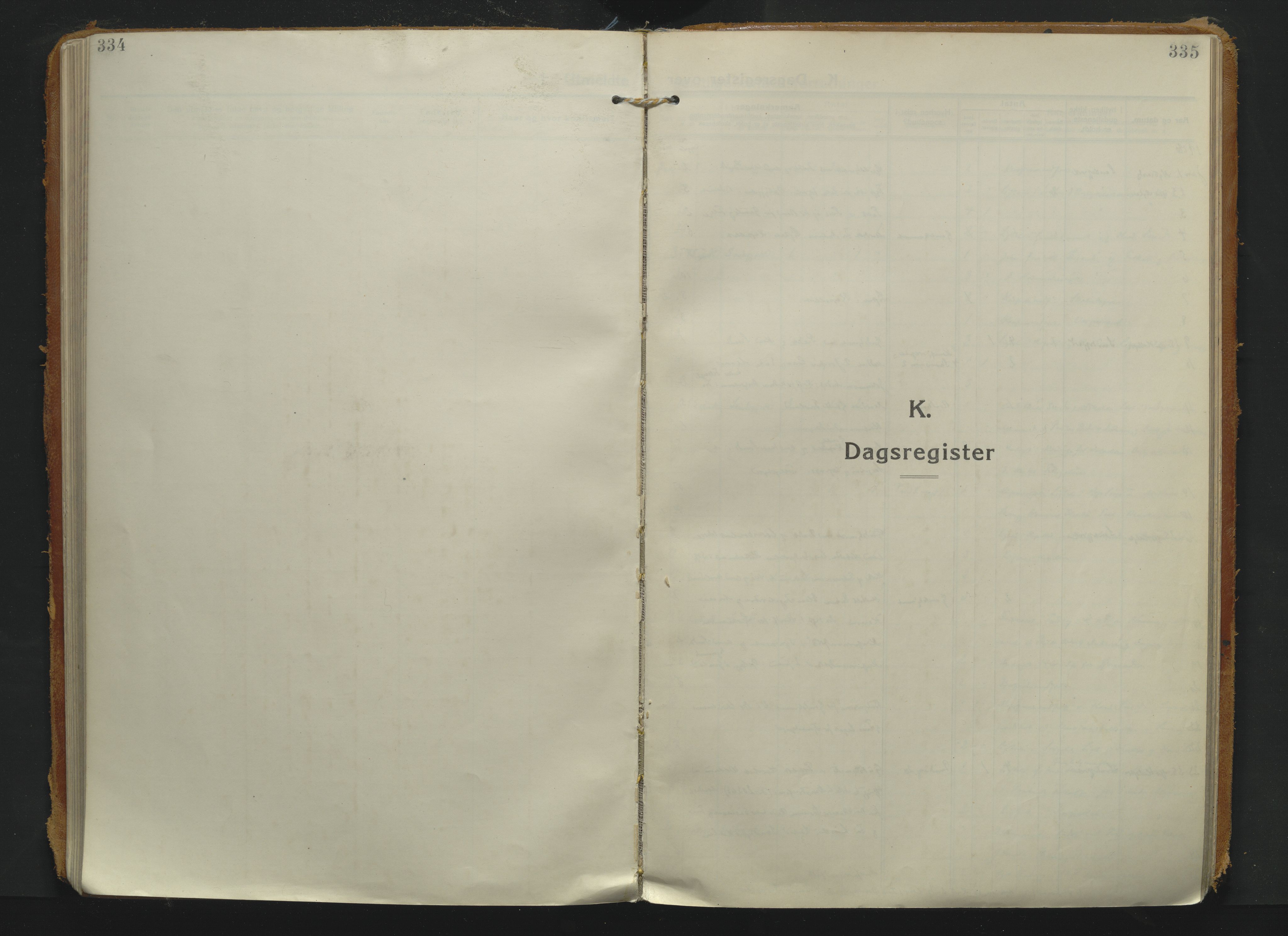 Sandefjord kirkebøker, SAKO/A-315/F/Fa/L0008: Parish register (official) no. 8, 1916-1926, p. 334-335