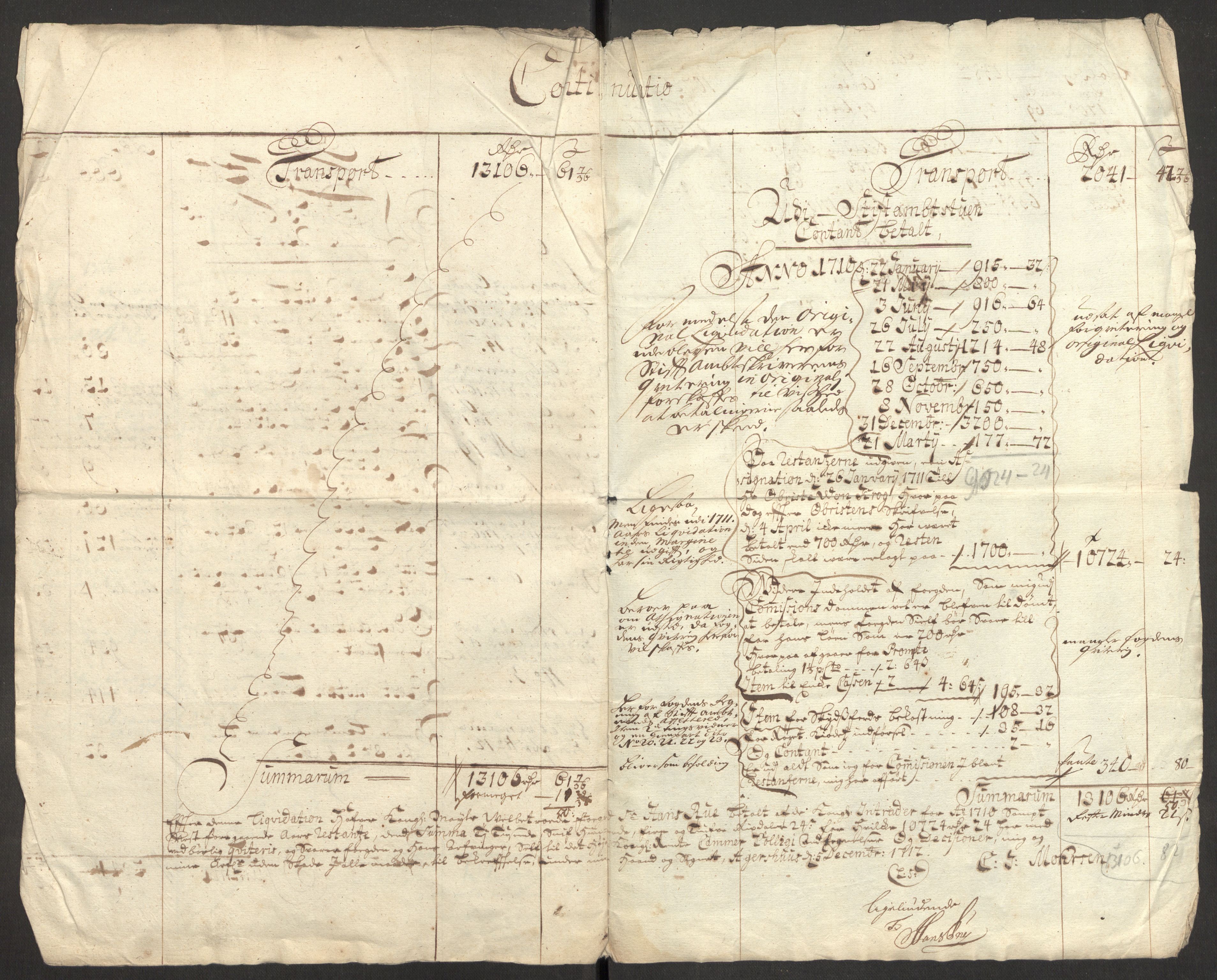 Rentekammeret inntil 1814, Reviderte regnskaper, Fogderegnskap, RA/EA-4092/R53/L3433: Fogderegnskap Sunn- og Nordfjord, 1710-1711, p. 18