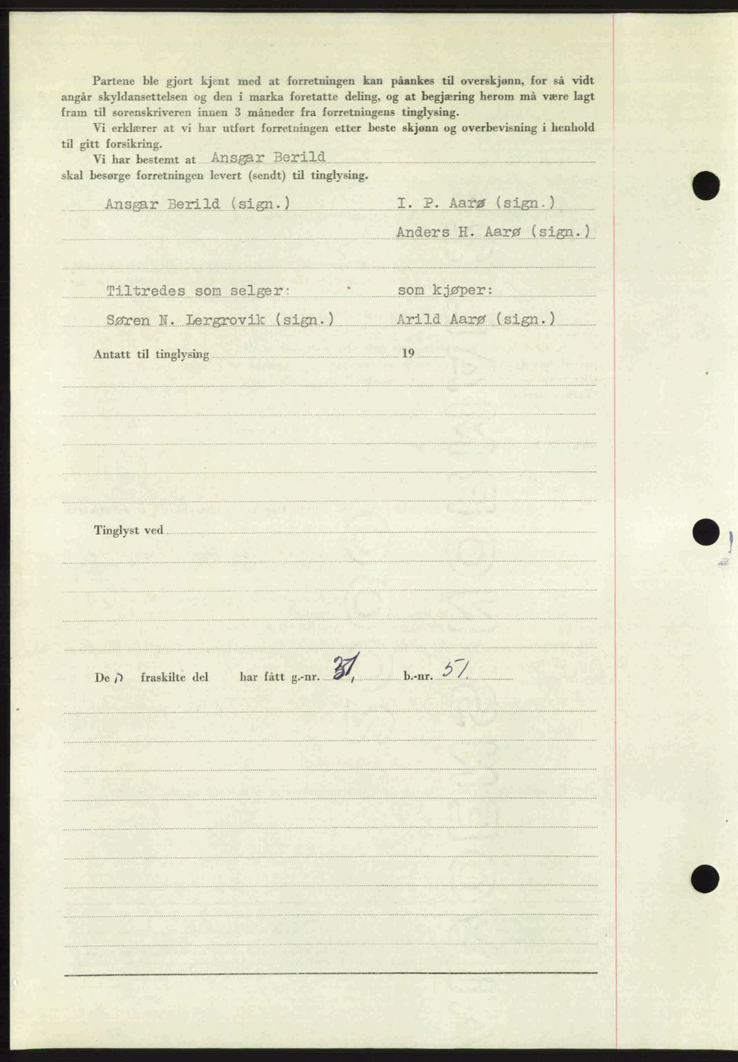 Romsdal sorenskriveri, AV/SAT-A-4149/1/2/2C: Mortgage book no. A30, 1949-1949, Diary no: : 1746/1949