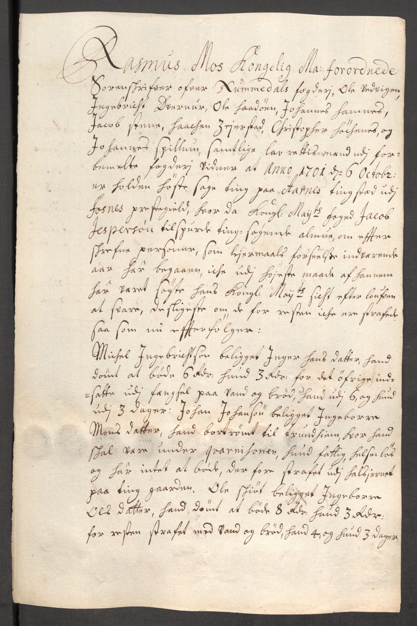 Rentekammeret inntil 1814, Reviderte regnskaper, Fogderegnskap, AV/RA-EA-4092/R64/L4427: Fogderegnskap Namdal, 1701-1702, p. 133