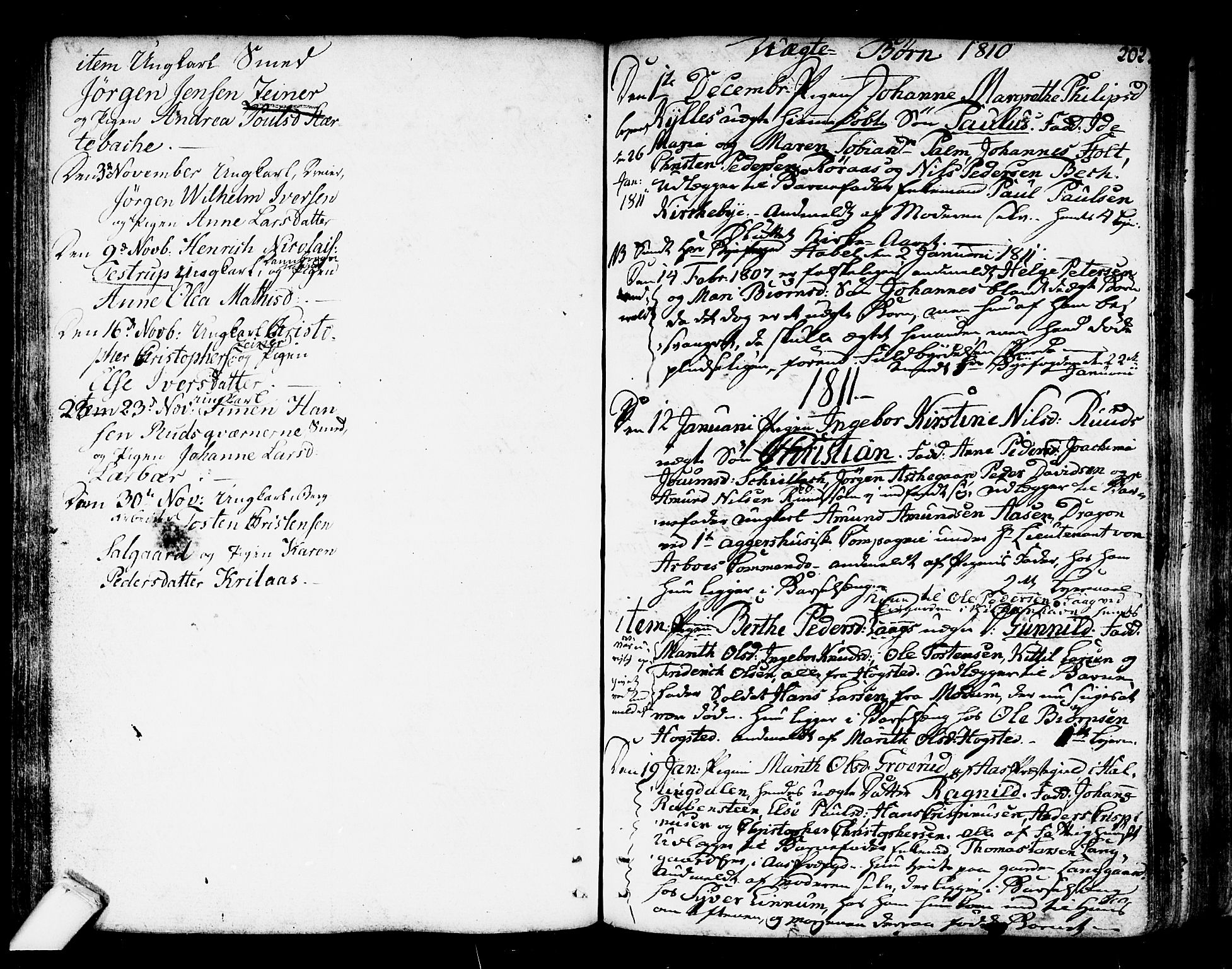 Kongsberg kirkebøker, SAKO/A-22/F/Fa/L0007: Parish register (official) no. I 7, 1795-1816, p. 202