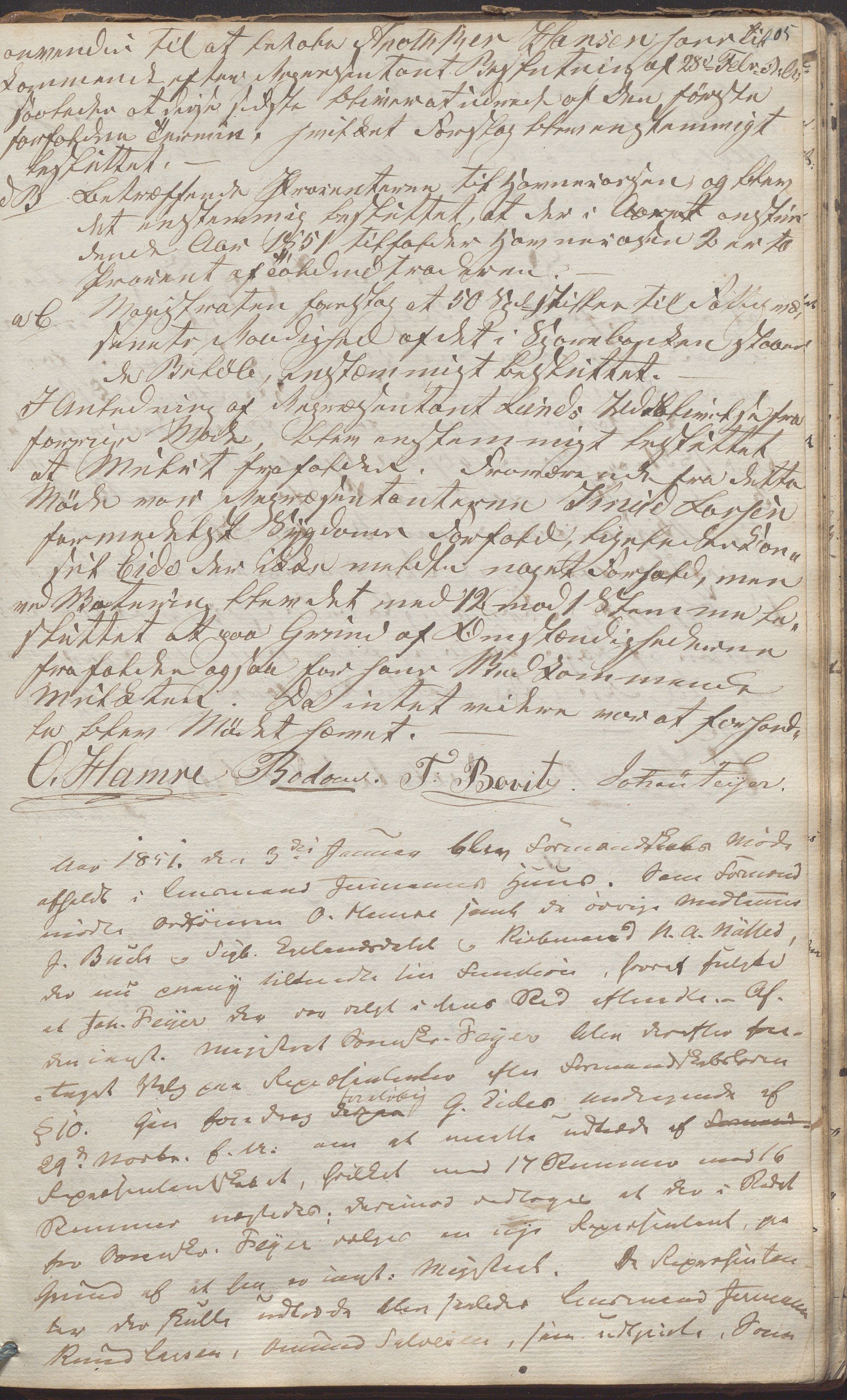 Egersund kommune (Ladested) - Formannskapet, IKAR/K-100502/A/L0001: Forhandlingsprotokoll, 1837-1852, p. 205a