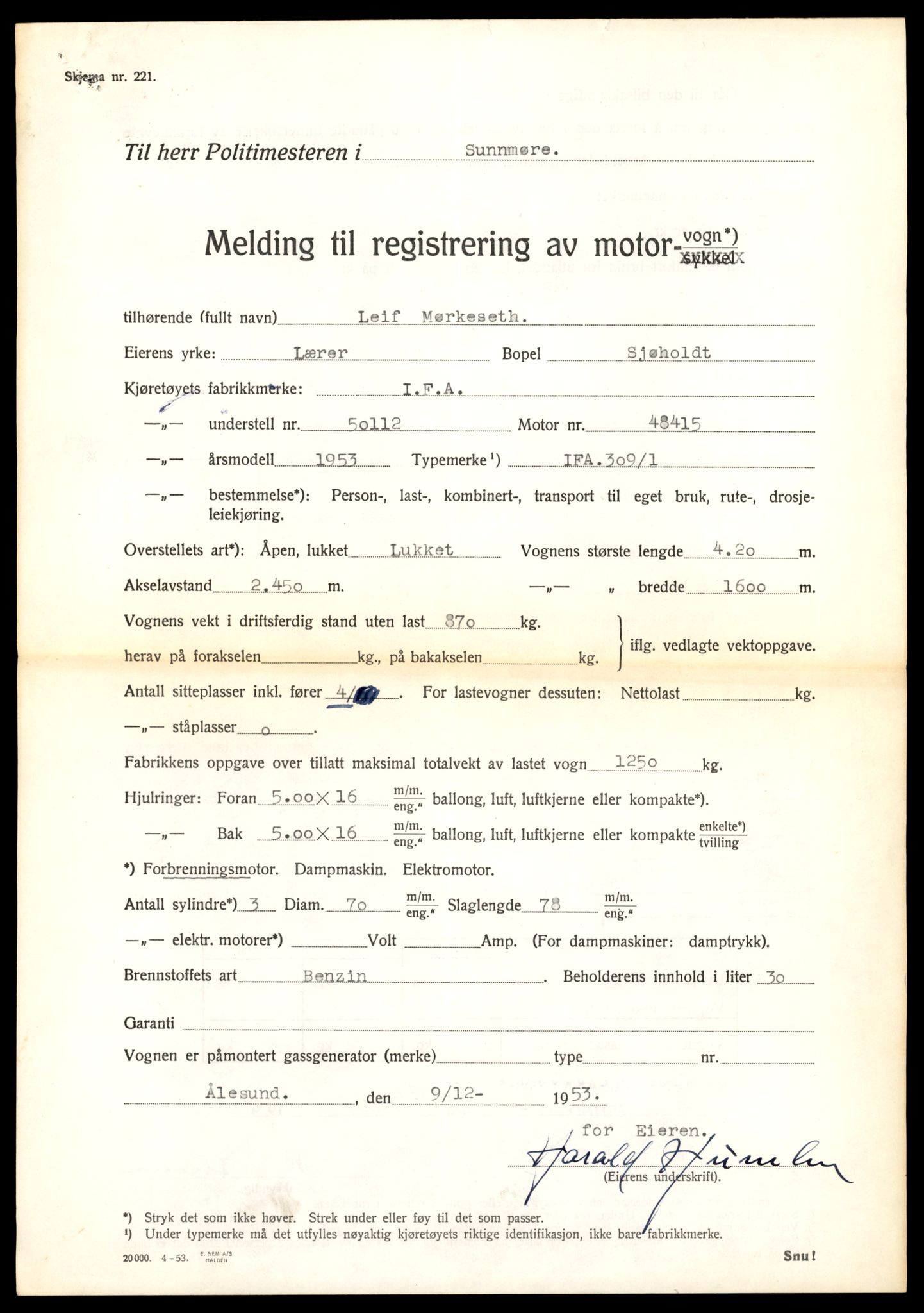 Møre og Romsdal vegkontor - Ålesund trafikkstasjon, AV/SAT-A-4099/F/Fe/L0045: Registreringskort for kjøretøy T 14320 - T 14444, 1927-1998, p. 481