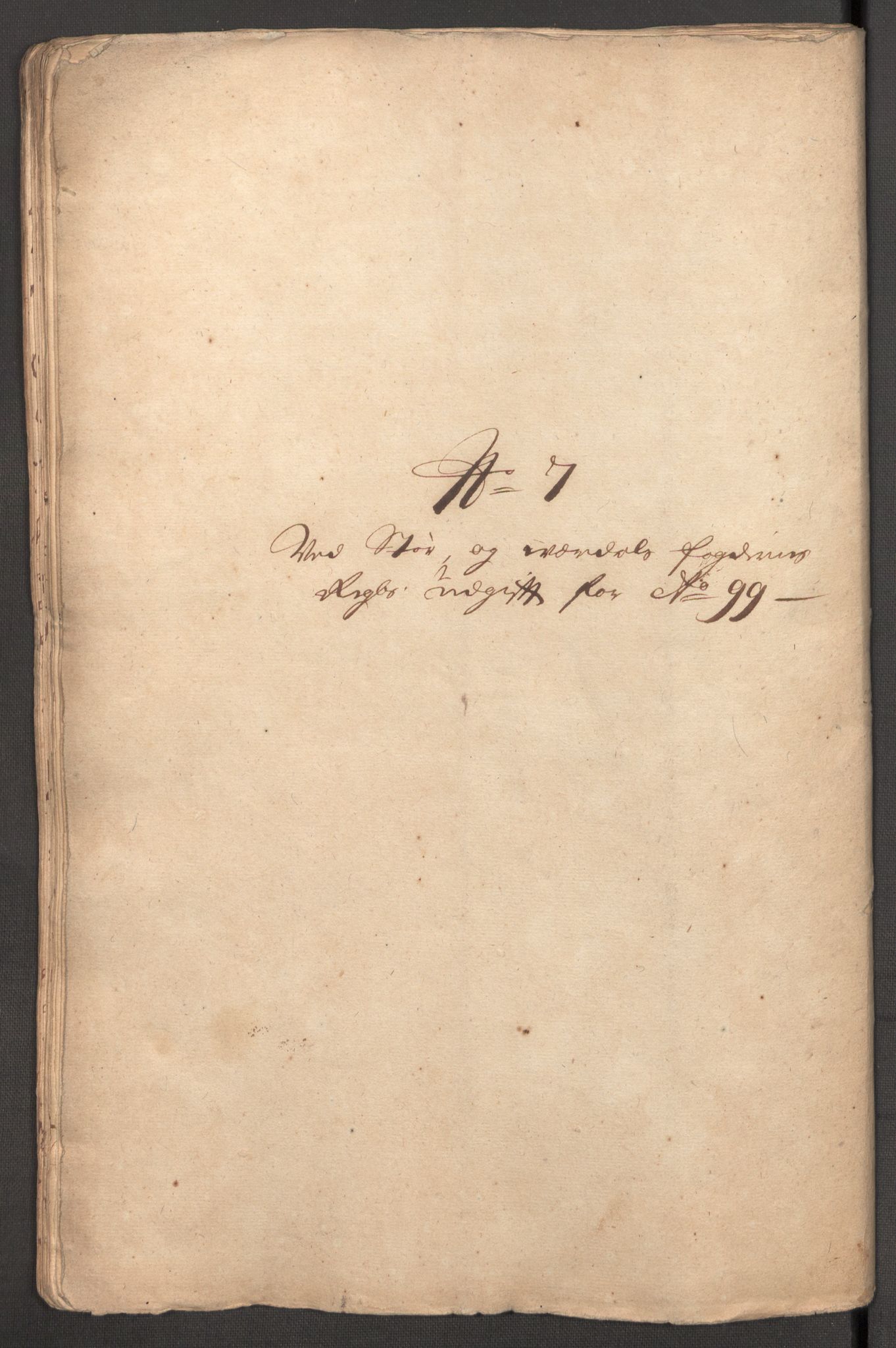 Rentekammeret inntil 1814, Reviderte regnskaper, Fogderegnskap, AV/RA-EA-4092/R62/L4191: Fogderegnskap Stjørdal og Verdal, 1699, p. 314