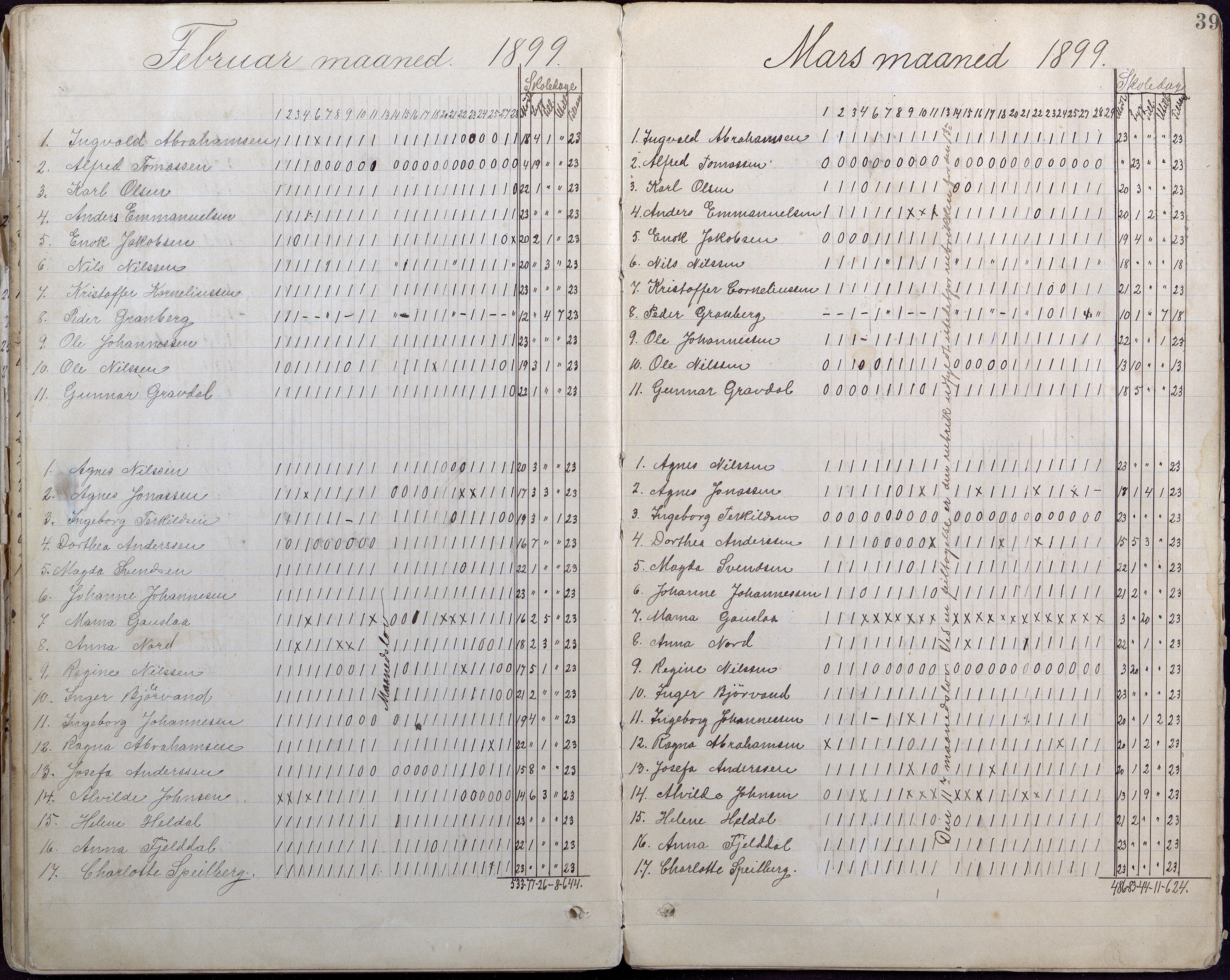 Lillesand kommune, AAMA/KA0926-PK/2/03/L0007: Folkeskolen - Dagbok 6. klasse, 1892-1900, p. 38