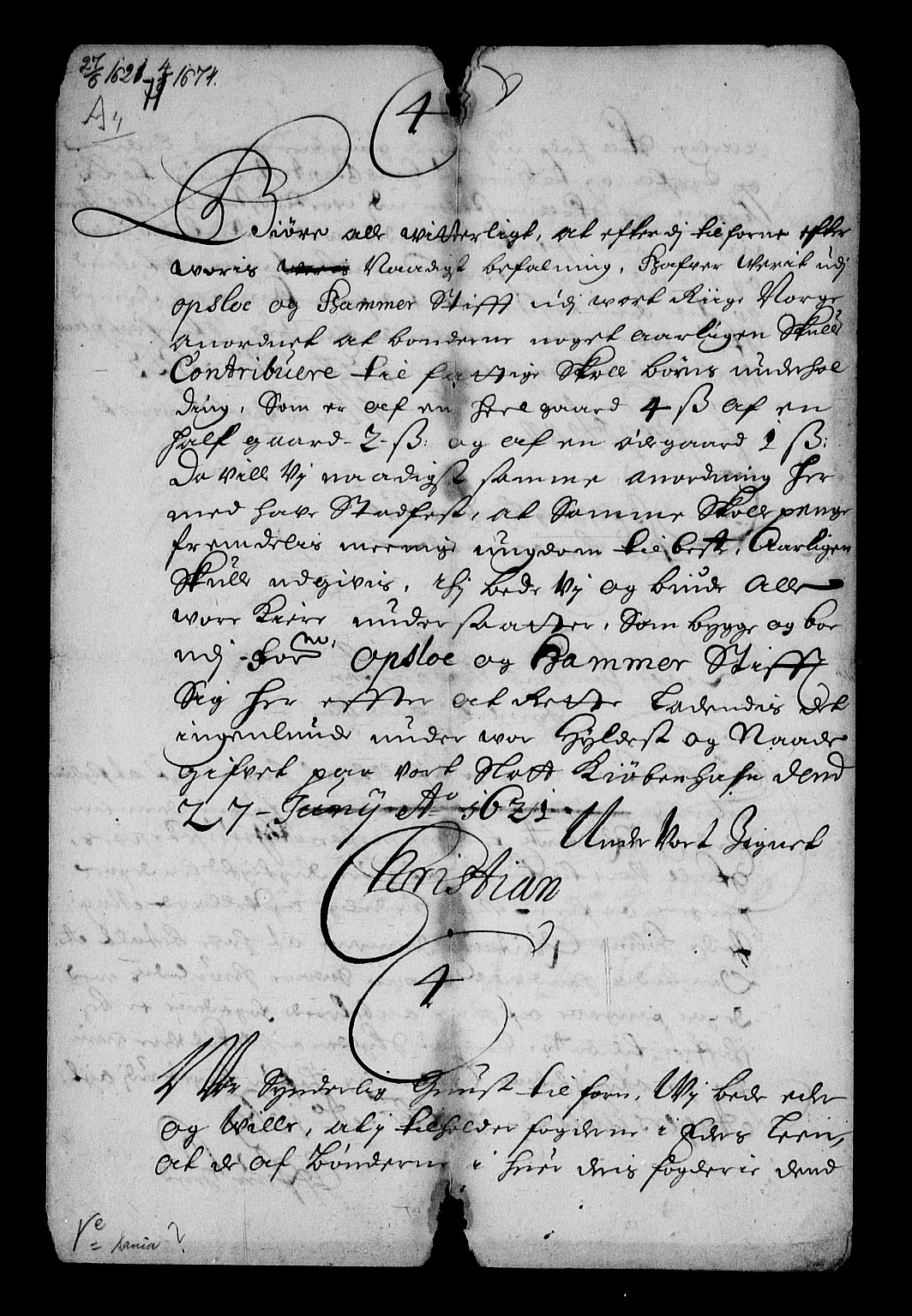 Stattholderembetet 1572-1771, RA/EA-2870/Af/L0001: Avskrifter av vedlegg til originale supplikker, nummerert i samsvar med supplikkbøkene, 1683-1687, p. 14