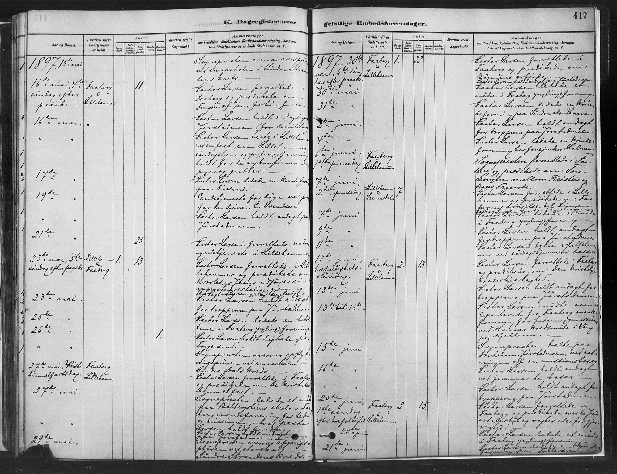 Fåberg prestekontor, AV/SAH-PREST-086/H/Ha/Haa/L0010: Parish register (official) no. 10, 1879-1900, p. 417