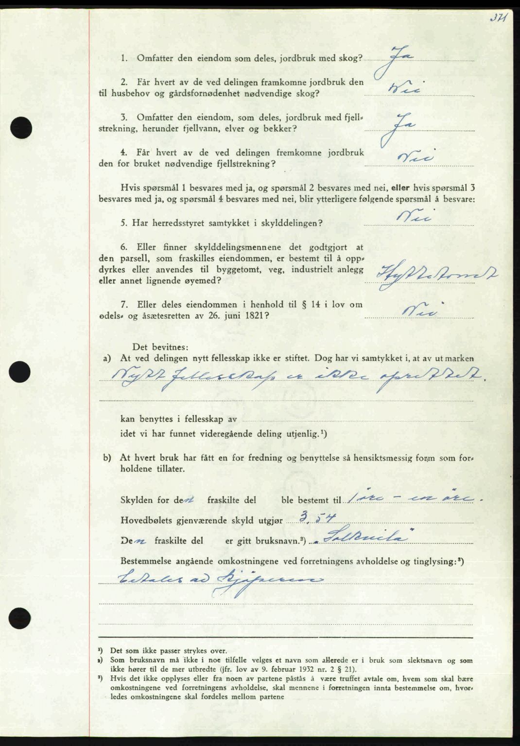 Nordmøre sorenskriveri, AV/SAT-A-4132/1/2/2Ca: Mortgage book no. A112, 1949-1949, Diary no: : 2457/1949