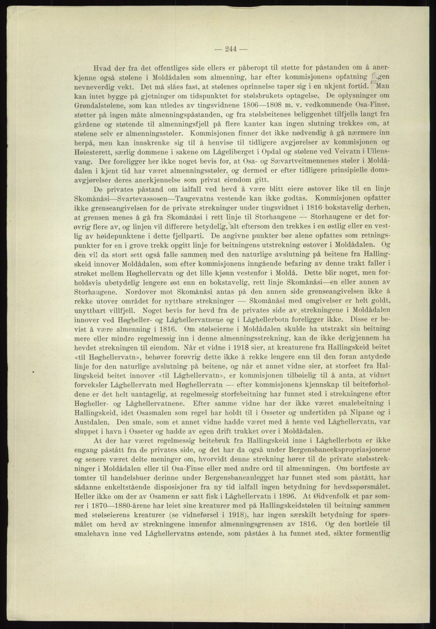 Høyfjellskommisjonen, AV/RA-S-1546/X/Xa/L0001: Nr. 1-33, 1909-1953, p. 850