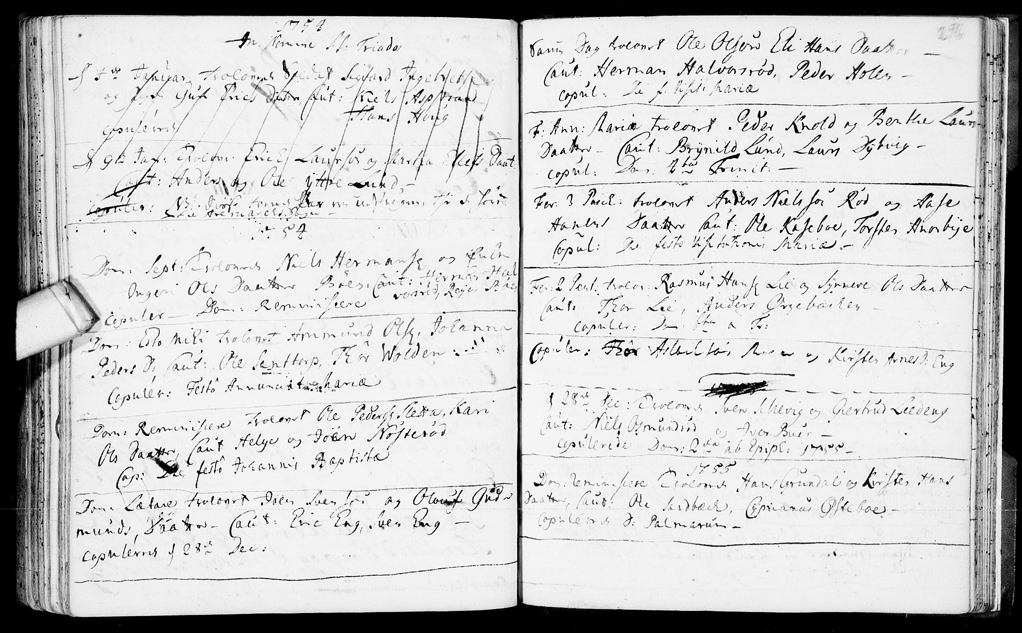 Aremark prestekontor Kirkebøker, SAO/A-10899/F/Fb/L0002: Parish register (official) no.  II 2, 1745-1795, p. 296