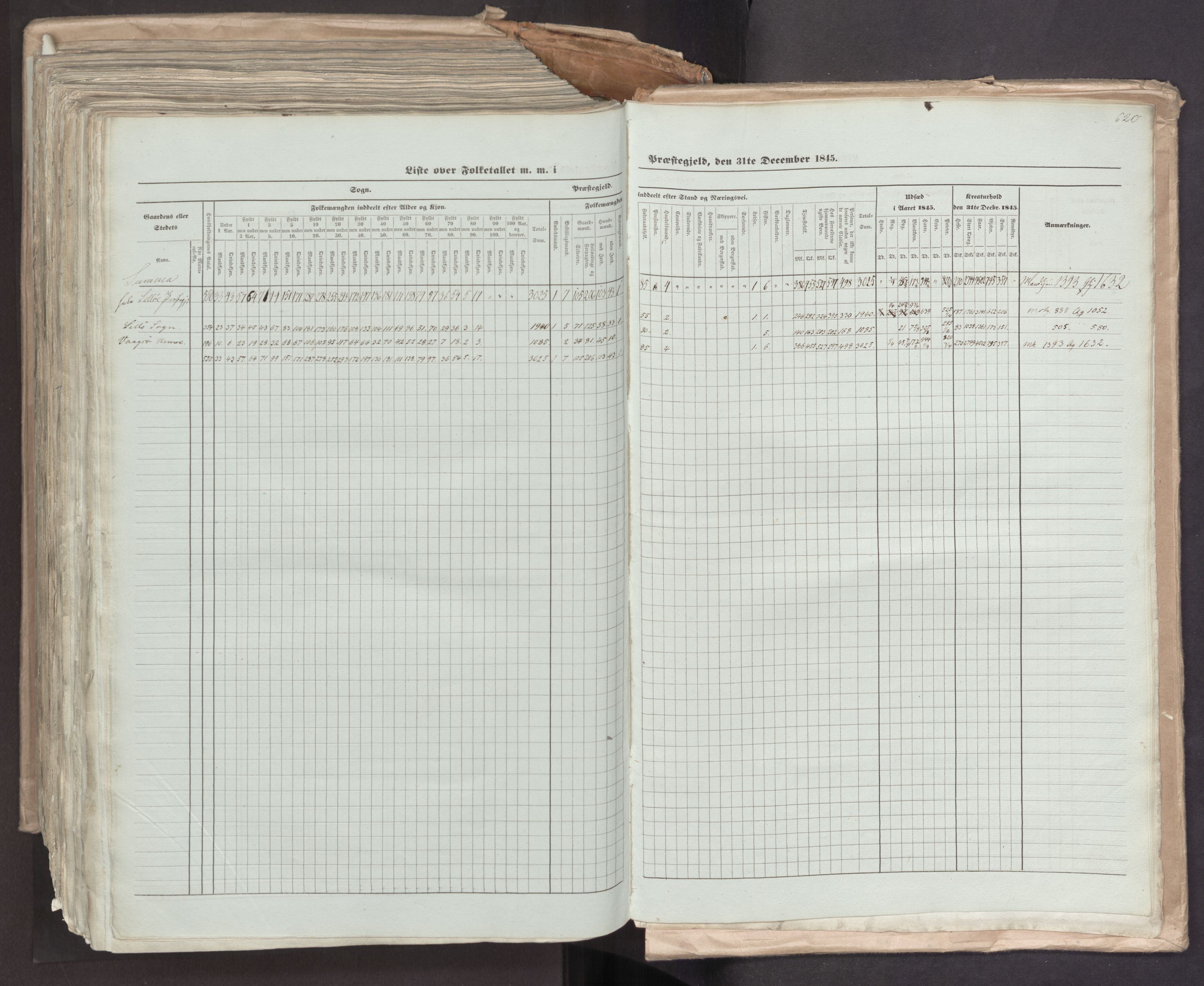 RA, Census 1845, vol. 7: Søndre Bergenhus amt og Nordre Bergenhus amt, 1845, p. 620