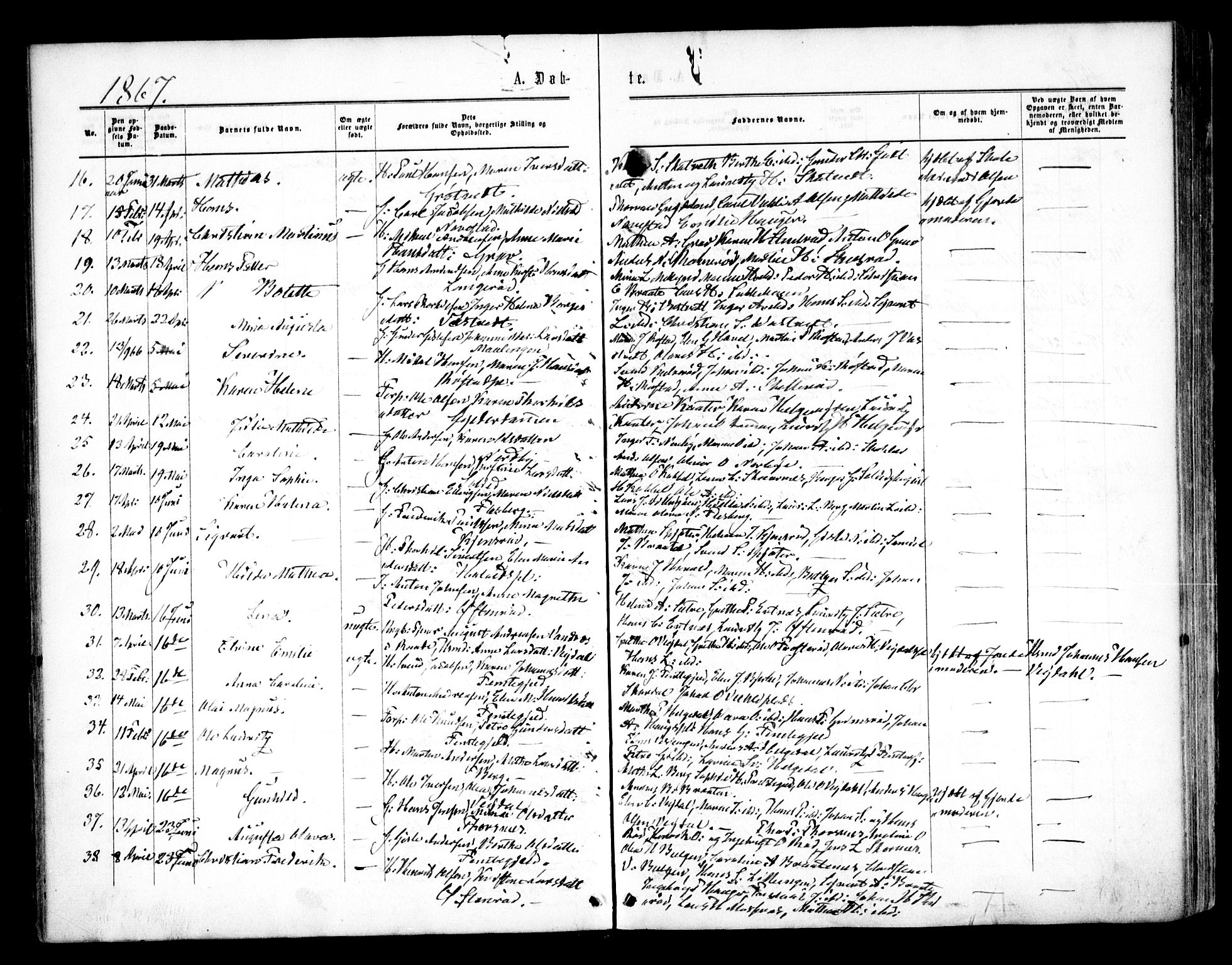 Våler prestekontor Kirkebøker, AV/SAO-A-11083/F/Fa/L0008: Parish register (official) no. I 8, 1862-1876