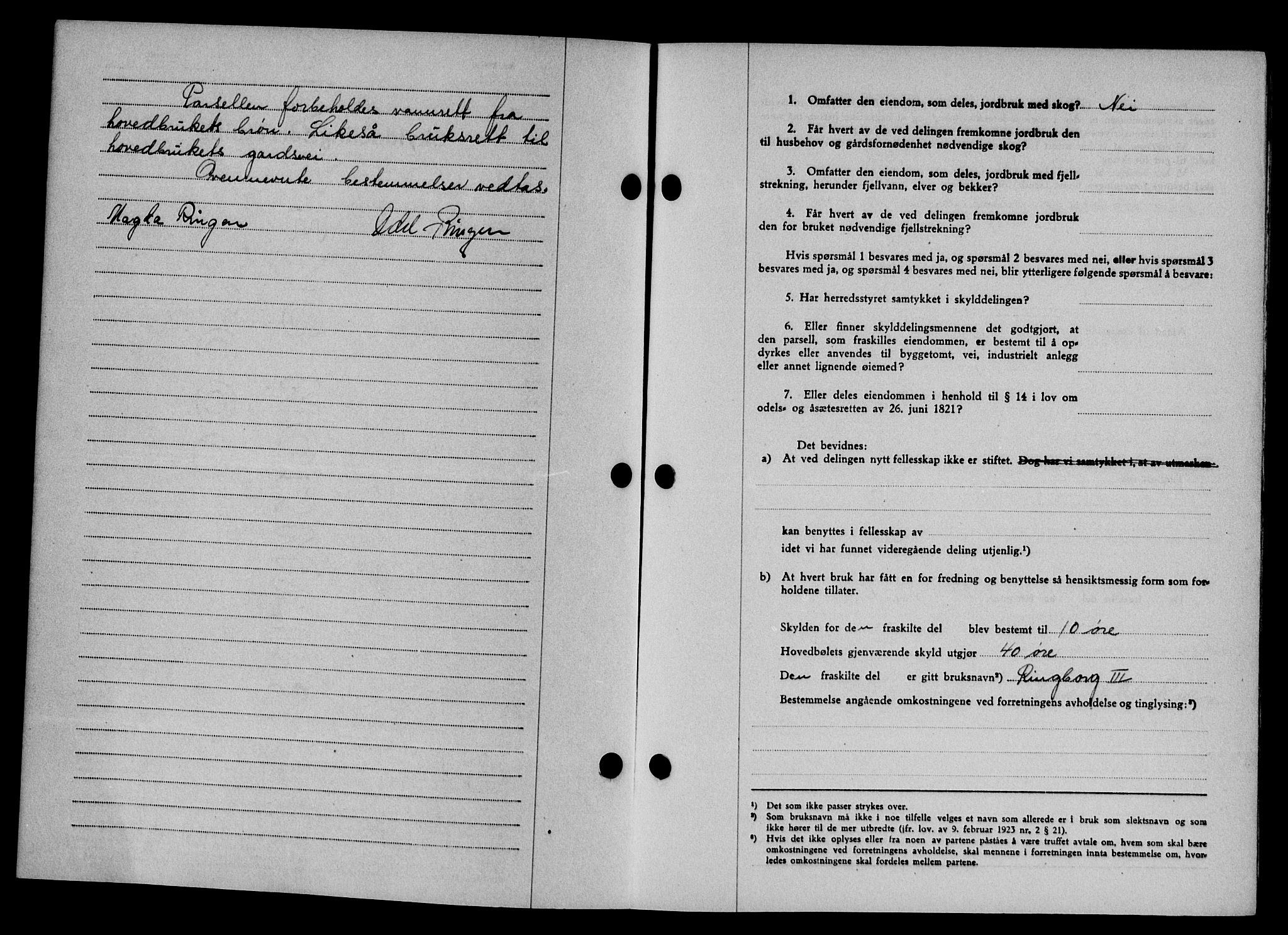 Karmsund sorenskriveri, AV/SAST-A-100311/01/II/IIB/L0081: Mortgage book no. 62A, 1943-1944, Diary no: : 619/1944