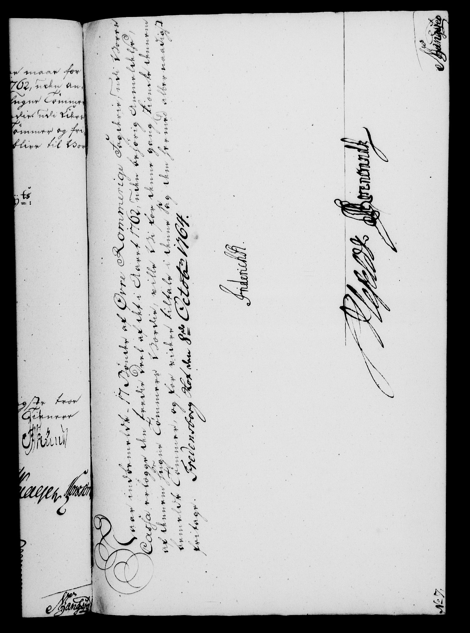 Rentekammeret, Kammerkanselliet, RA/EA-3111/G/Gf/Gfa/L0046: Norsk relasjons- og resolusjonsprotokoll (merket RK 52.46), 1764, p. 389