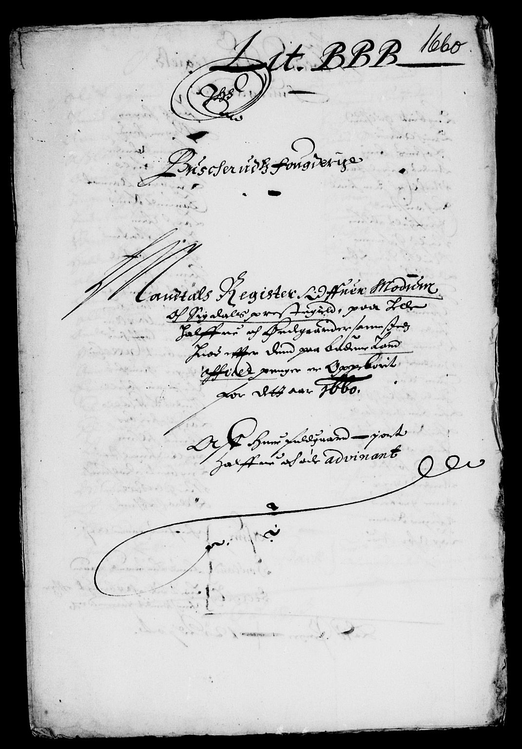 Rentekammeret inntil 1814, Reviderte regnskaper, Lensregnskaper, AV/RA-EA-5023/R/Rb/Rba/L0257: Akershus len, 1660-1661