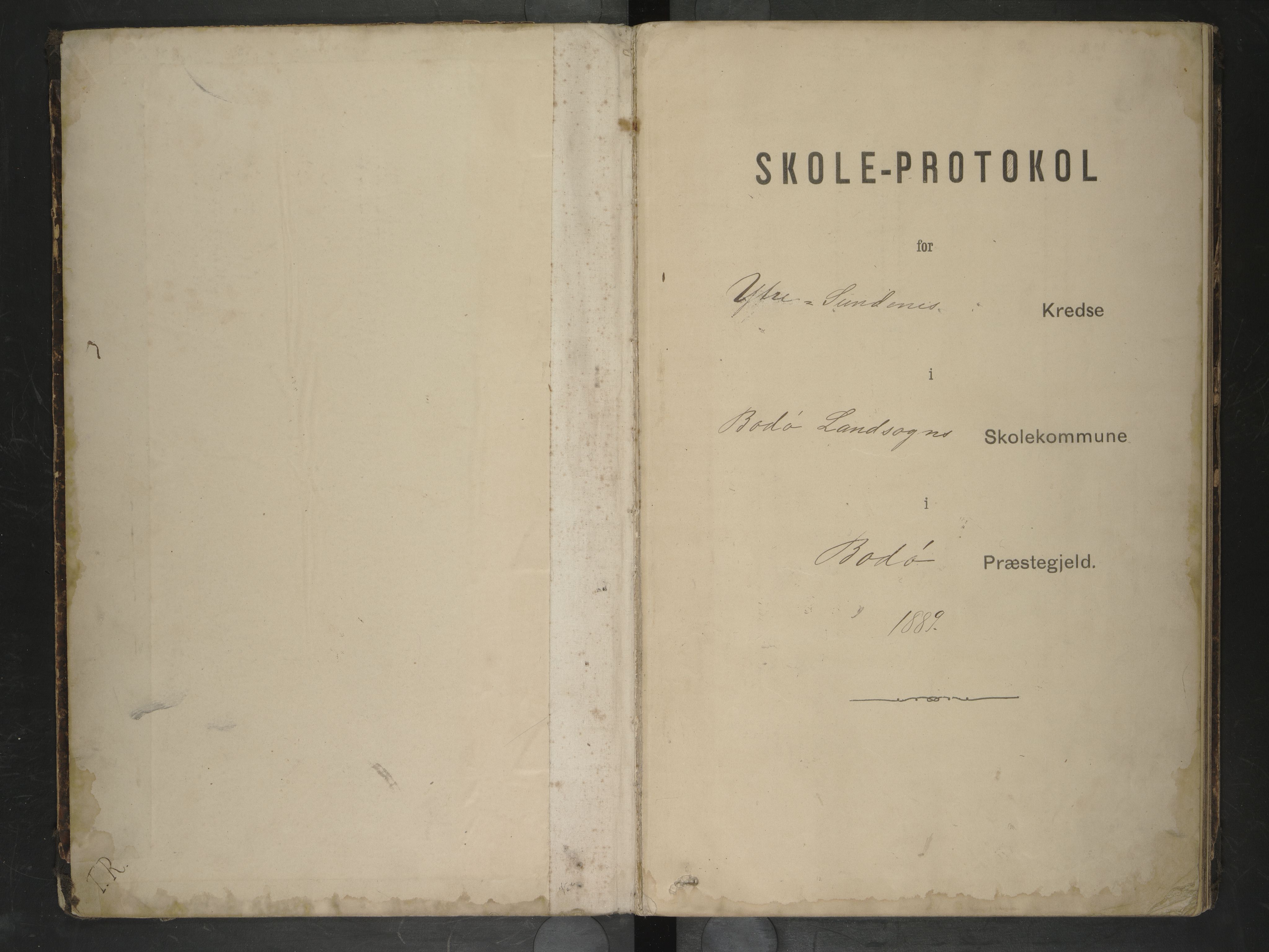 Bodin kommune. Ymse skolekretser/skoler, AIN/K-18431.510.12/F/Fa/L0006: Skoleprotokoll. Seines, Seivaag, Urskaret, Valnes, Valnesvatnet, 1889-1893