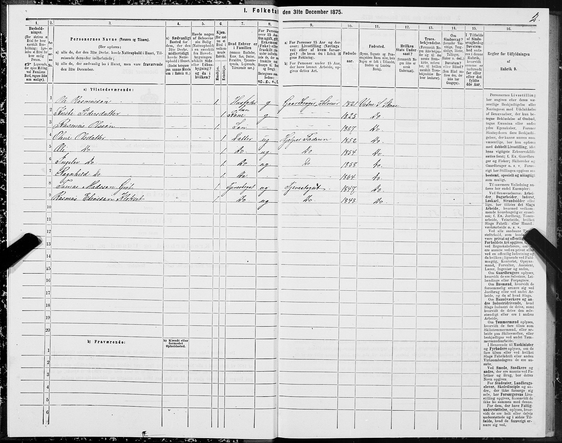 SAT, 1875 census for 1529P Skodje, 1875, p. 4002