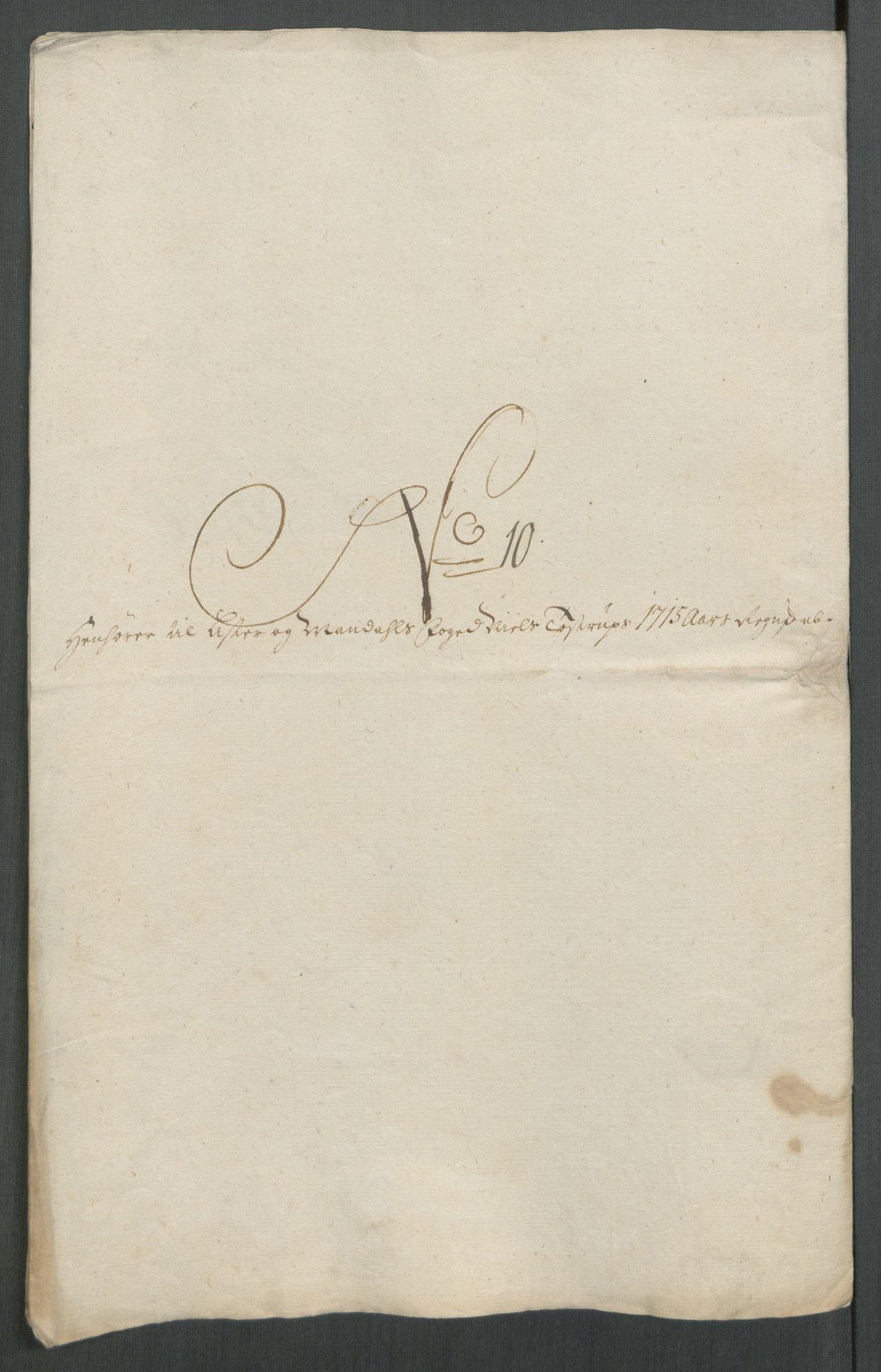 Rentekammeret inntil 1814, Reviderte regnskaper, Fogderegnskap, RA/EA-4092/R43/L2559: Fogderegnskap Lista og Mandal, 1715, p. 74