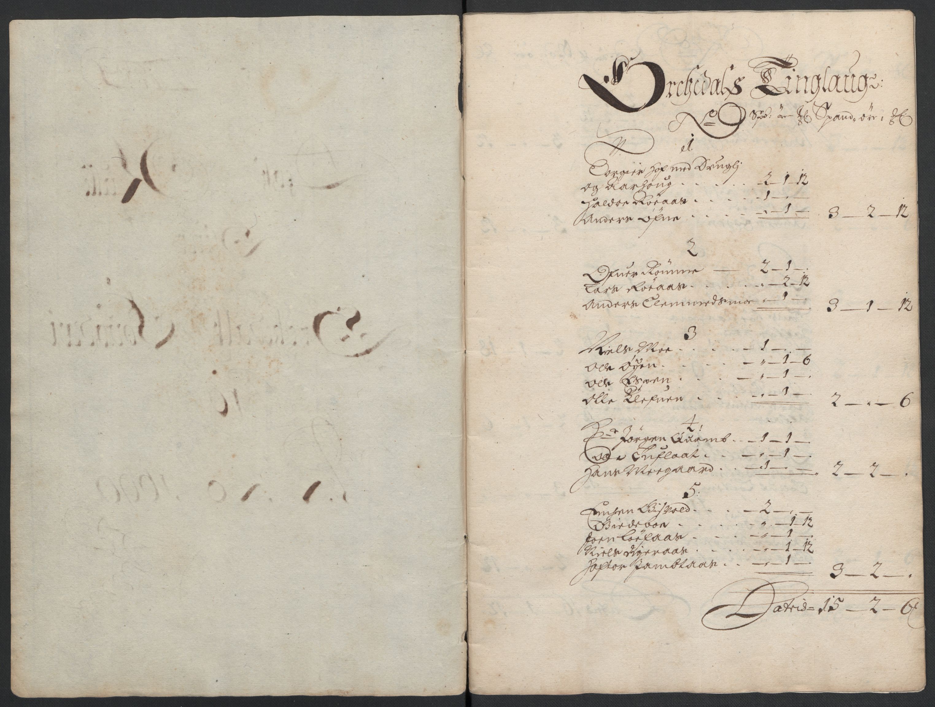 Rentekammeret inntil 1814, Reviderte regnskaper, Fogderegnskap, RA/EA-4092/R58/L3936: Fogderegnskap Orkdal, 1689-1690, p. 339