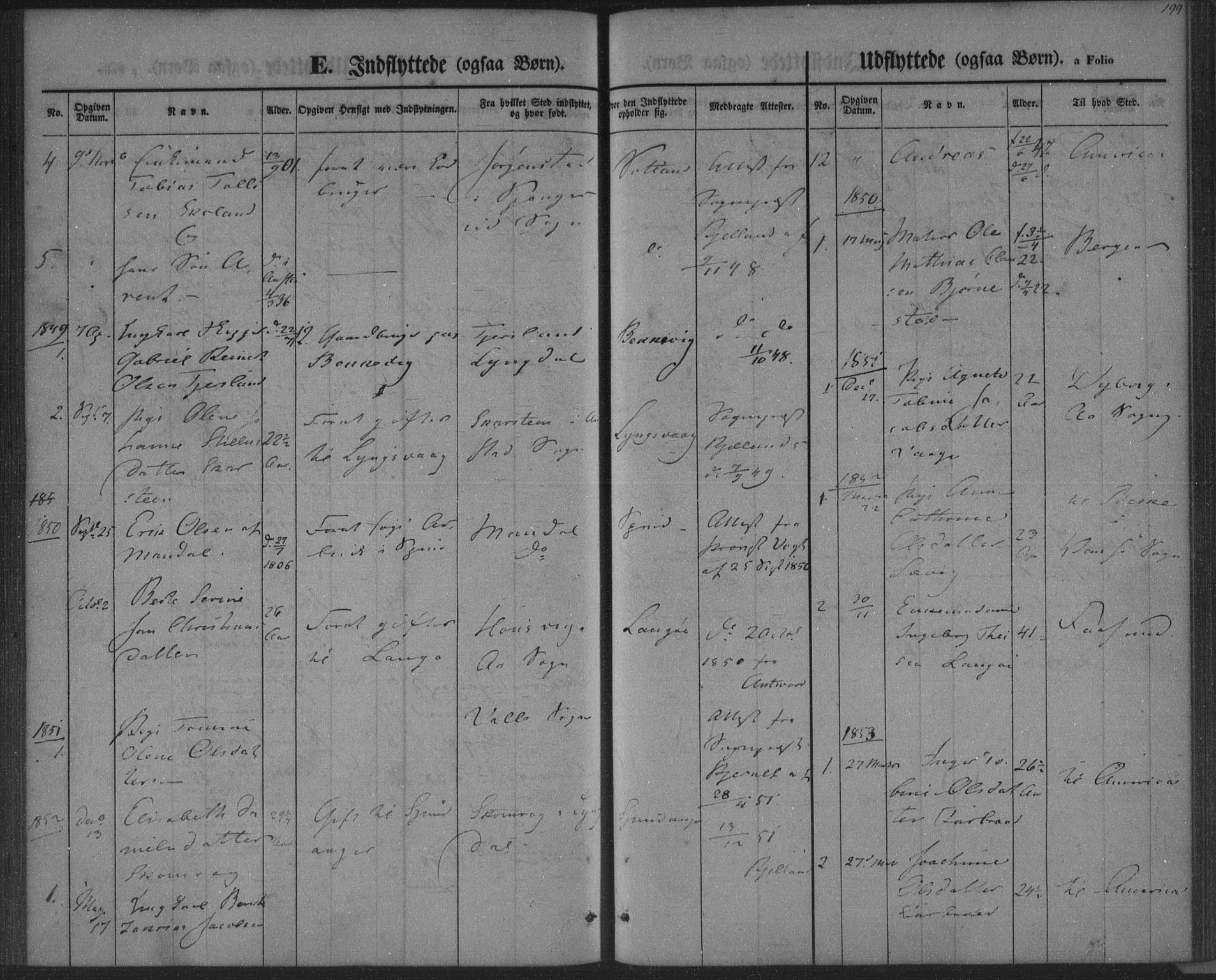 Herad sokneprestkontor, AV/SAK-1111-0018/F/Fa/Fab/L0003: Parish register (official) no. A 3, 1844-1853, p. 199