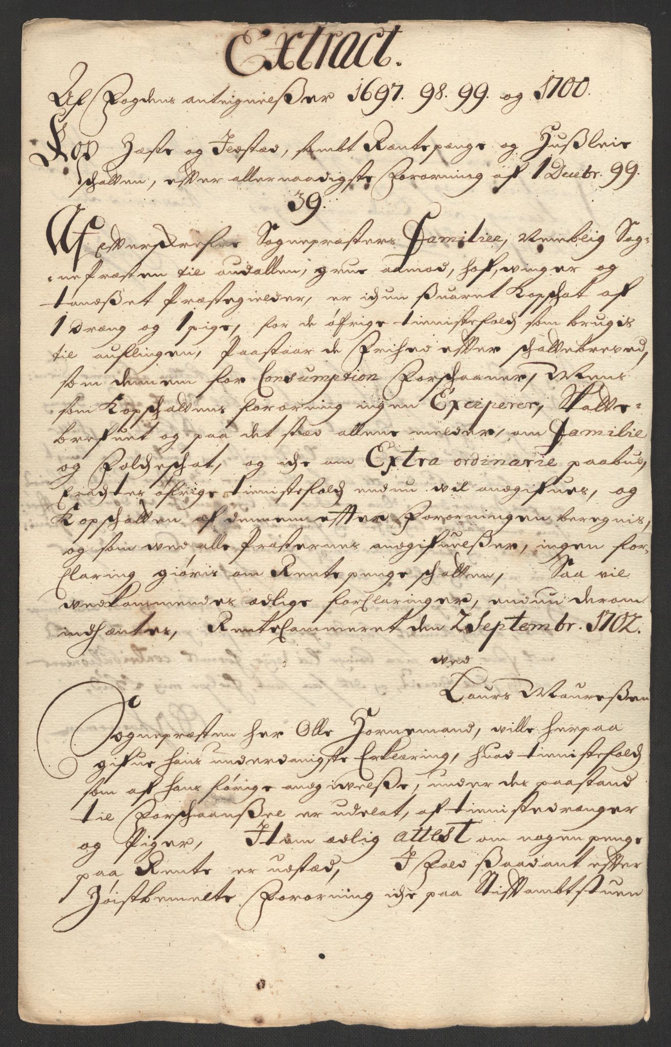 Rentekammeret inntil 1814, Reviderte regnskaper, Fogderegnskap, AV/RA-EA-4092/R13/L0838: Fogderegnskap Solør, Odal og Østerdal, 1700, p. 430