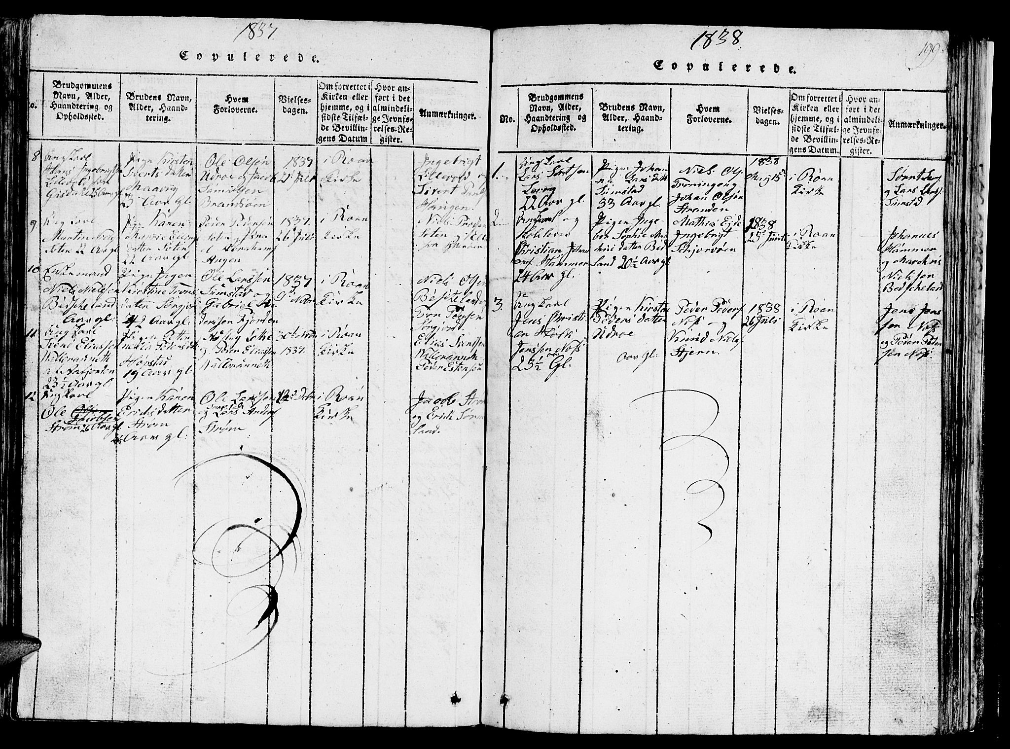 Ministerialprotokoller, klokkerbøker og fødselsregistre - Sør-Trøndelag, SAT/A-1456/657/L0714: Parish register (copy) no. 657C01, 1818-1868, p. 199