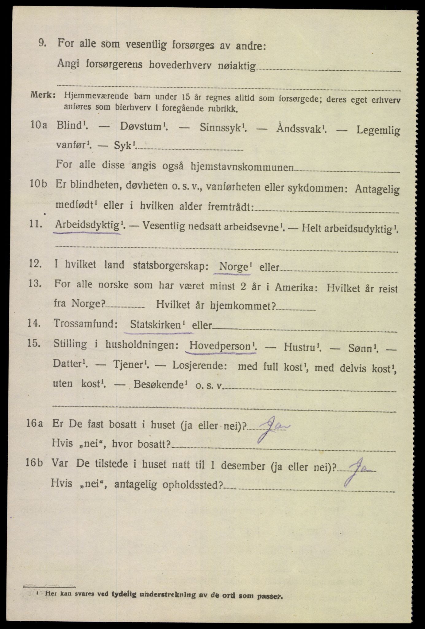 SAK, 1920 census for Søndeled, 1920, p. 5834