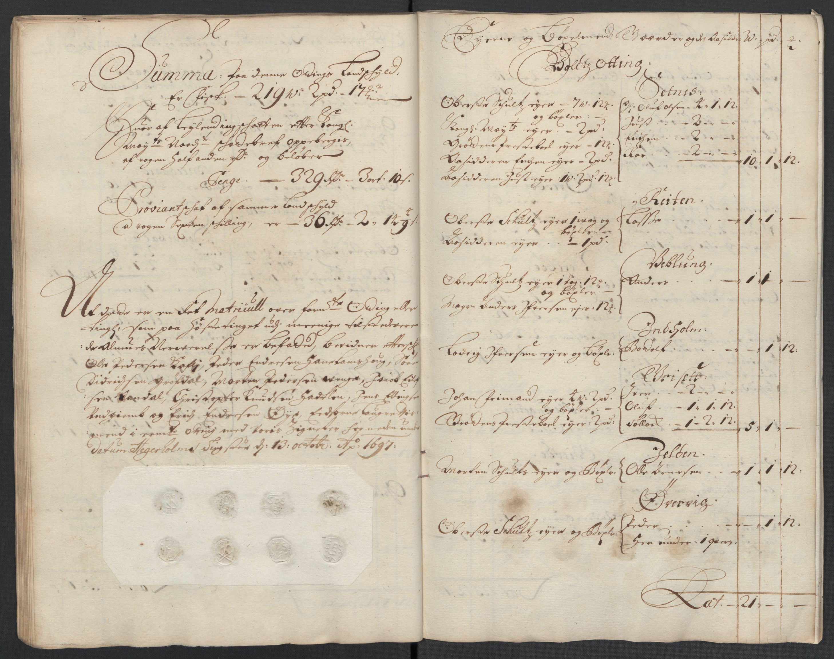 Rentekammeret inntil 1814, Reviderte regnskaper, Fogderegnskap, RA/EA-4092/R55/L3653: Fogderegnskap Romsdal, 1697-1698, p. 42
