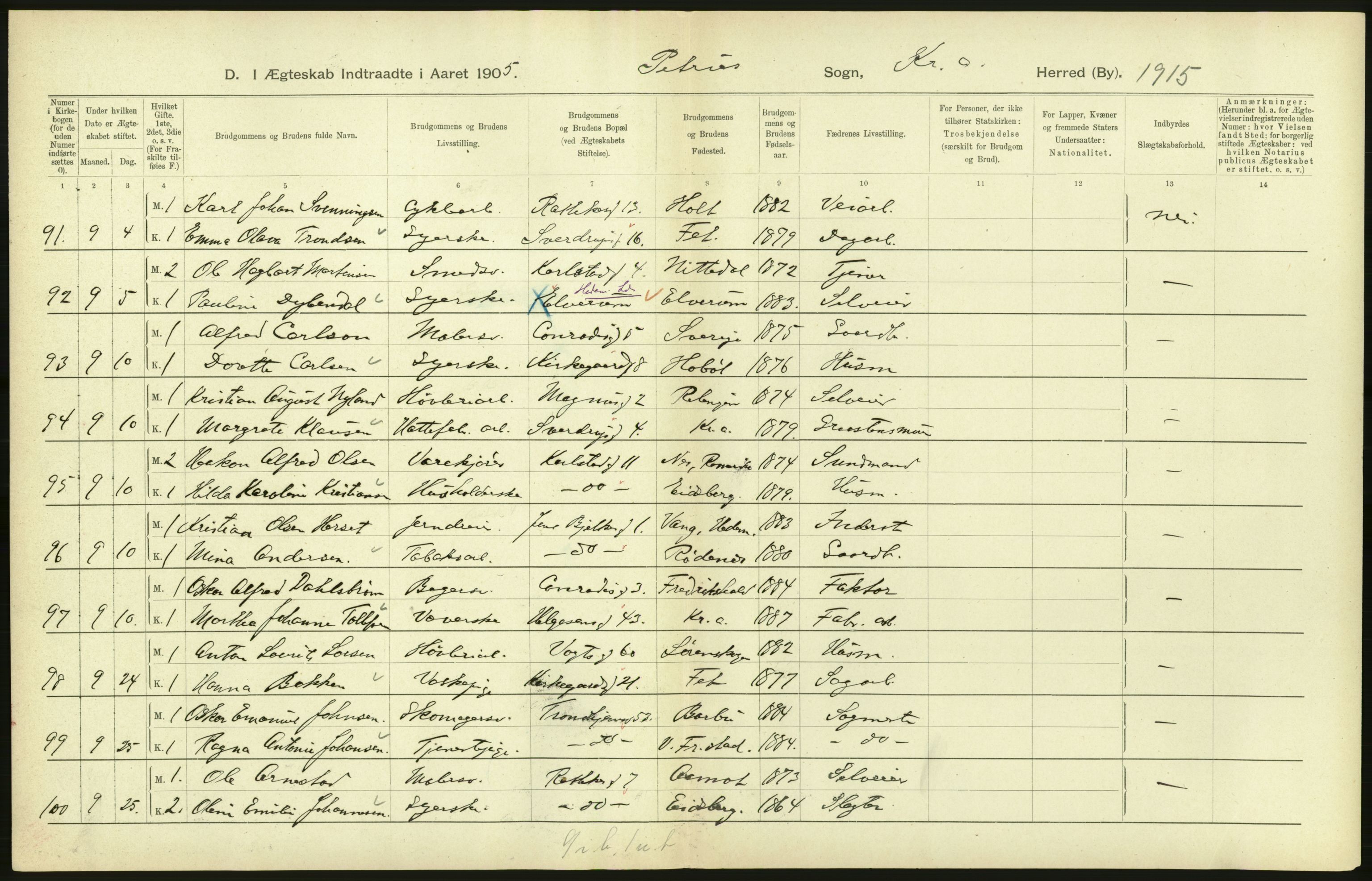 Statistisk sentralbyrå, Sosiodemografiske emner, Befolkning, AV/RA-S-2228/D/Df/Dfa/Dfaa/L0004: Kristiania: Gifte, døde, 1903, p. 636