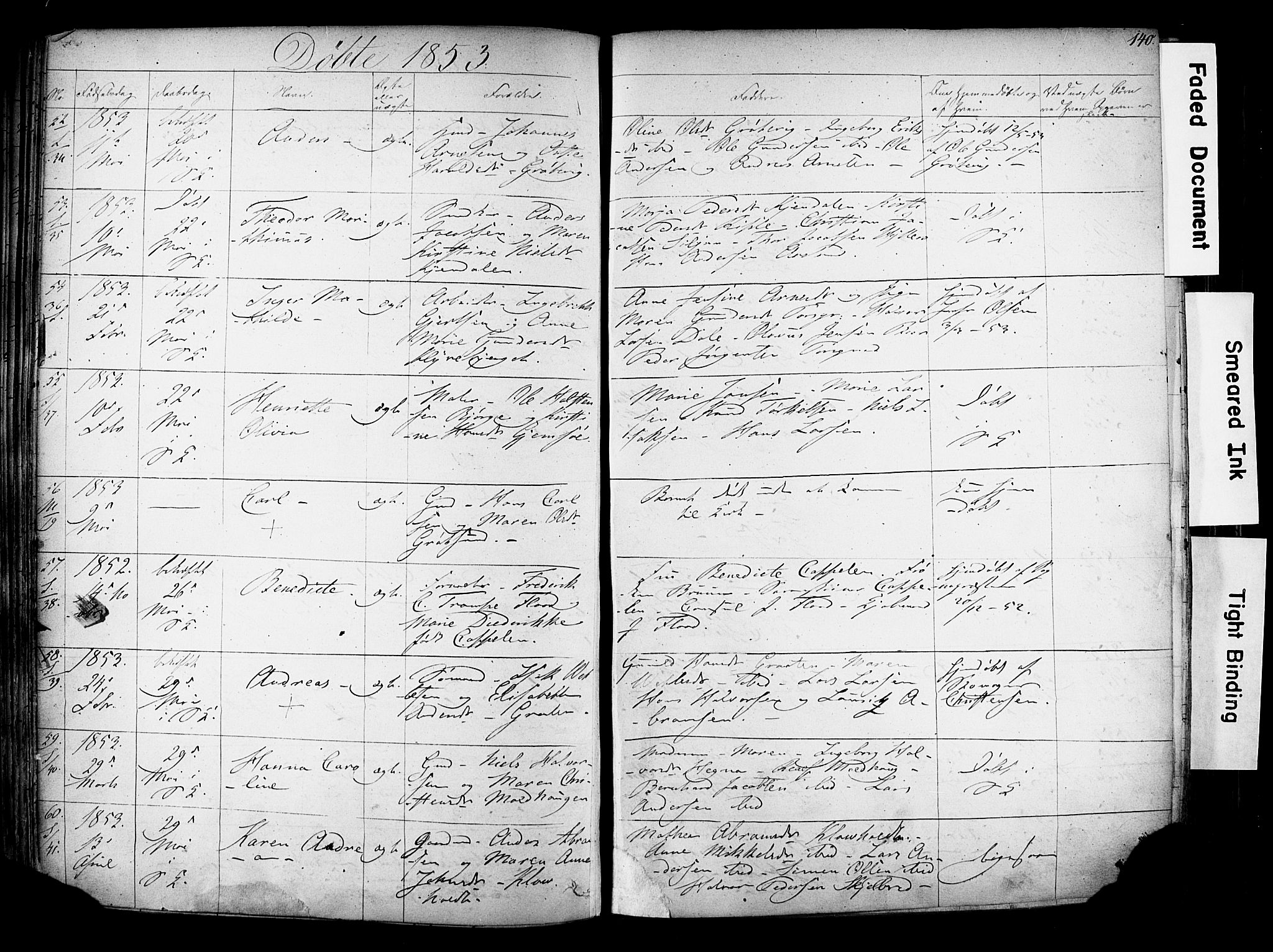 Solum kirkebøker, SAKO/A-306/F/Fa/L0006: Parish register (official) no. I 6, 1844-1855, p. 140