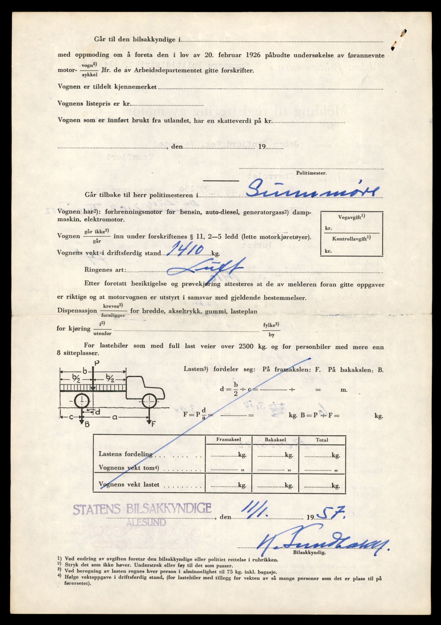 Møre og Romsdal vegkontor - Ålesund trafikkstasjon, AV/SAT-A-4099/F/Fe/L0042: Registreringskort for kjøretøy T 13906 - T 14079, 1927-1998, p. 3036